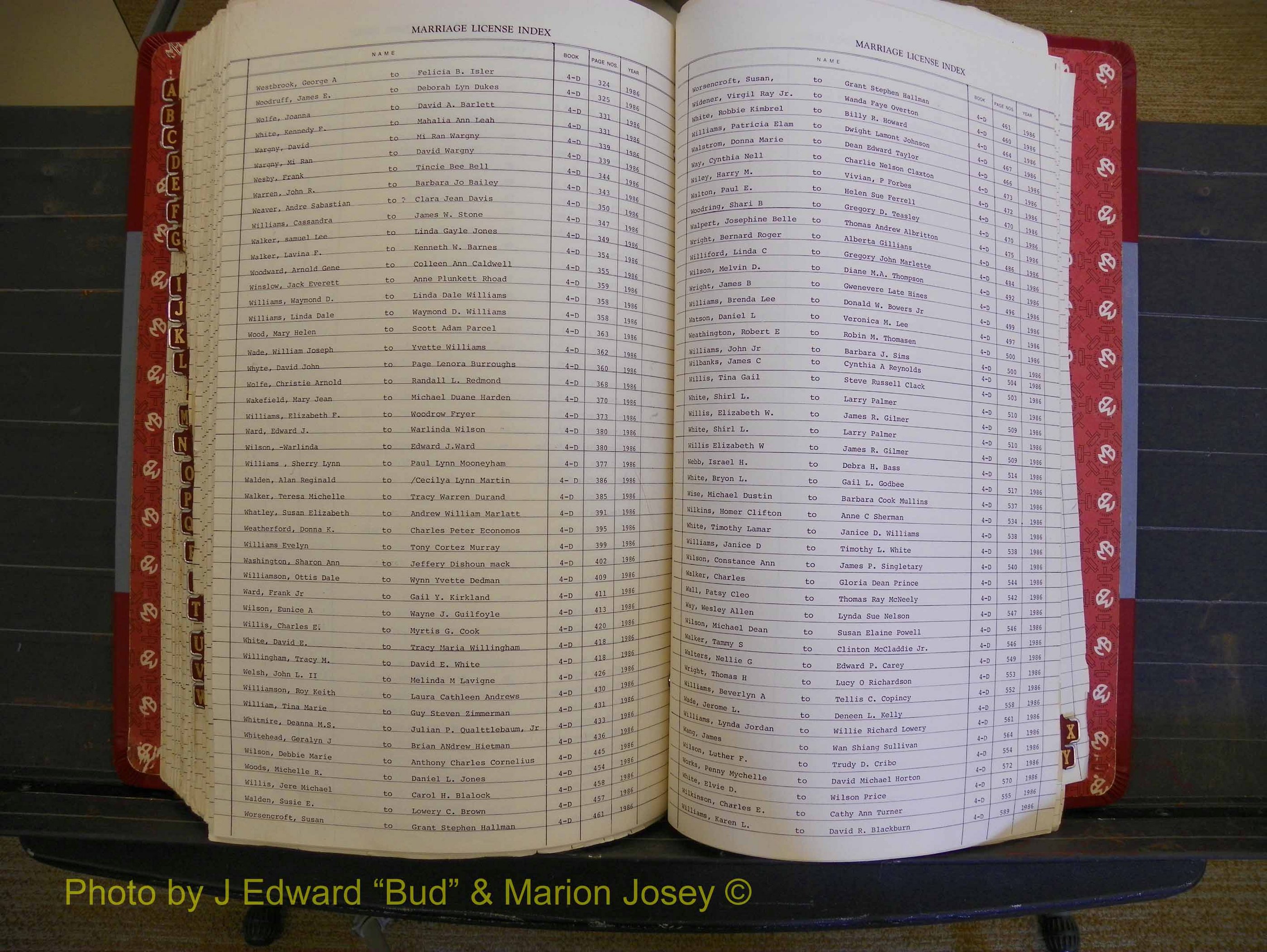 Richmond Marriages 1982-1988, Index W (378).JPG