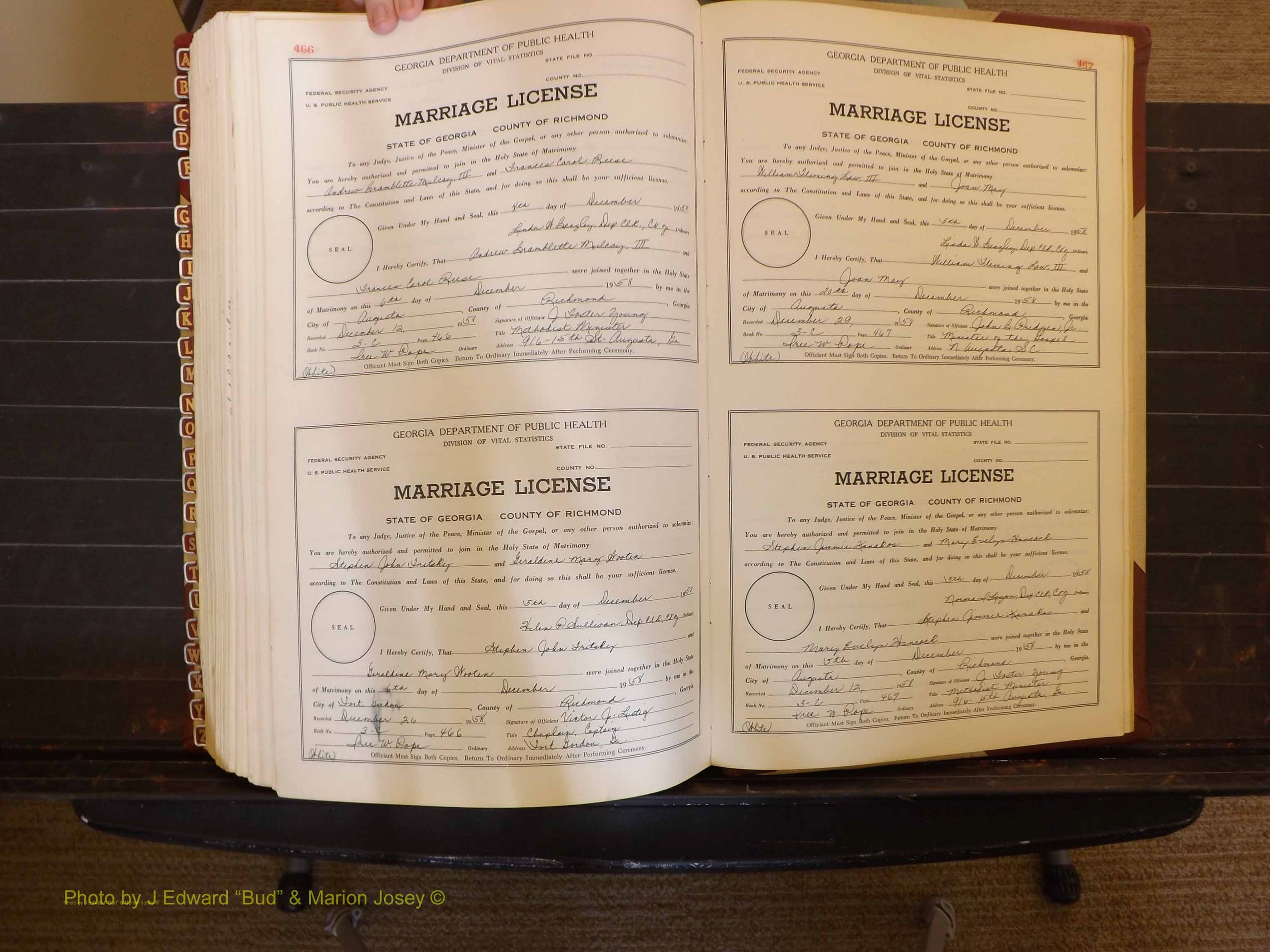 Richmond Marriages, 3C, 1957-1958 P 466-467.JPG