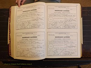 Richmond Marriages, 3F, 1963-1964 P 104-105.JPG