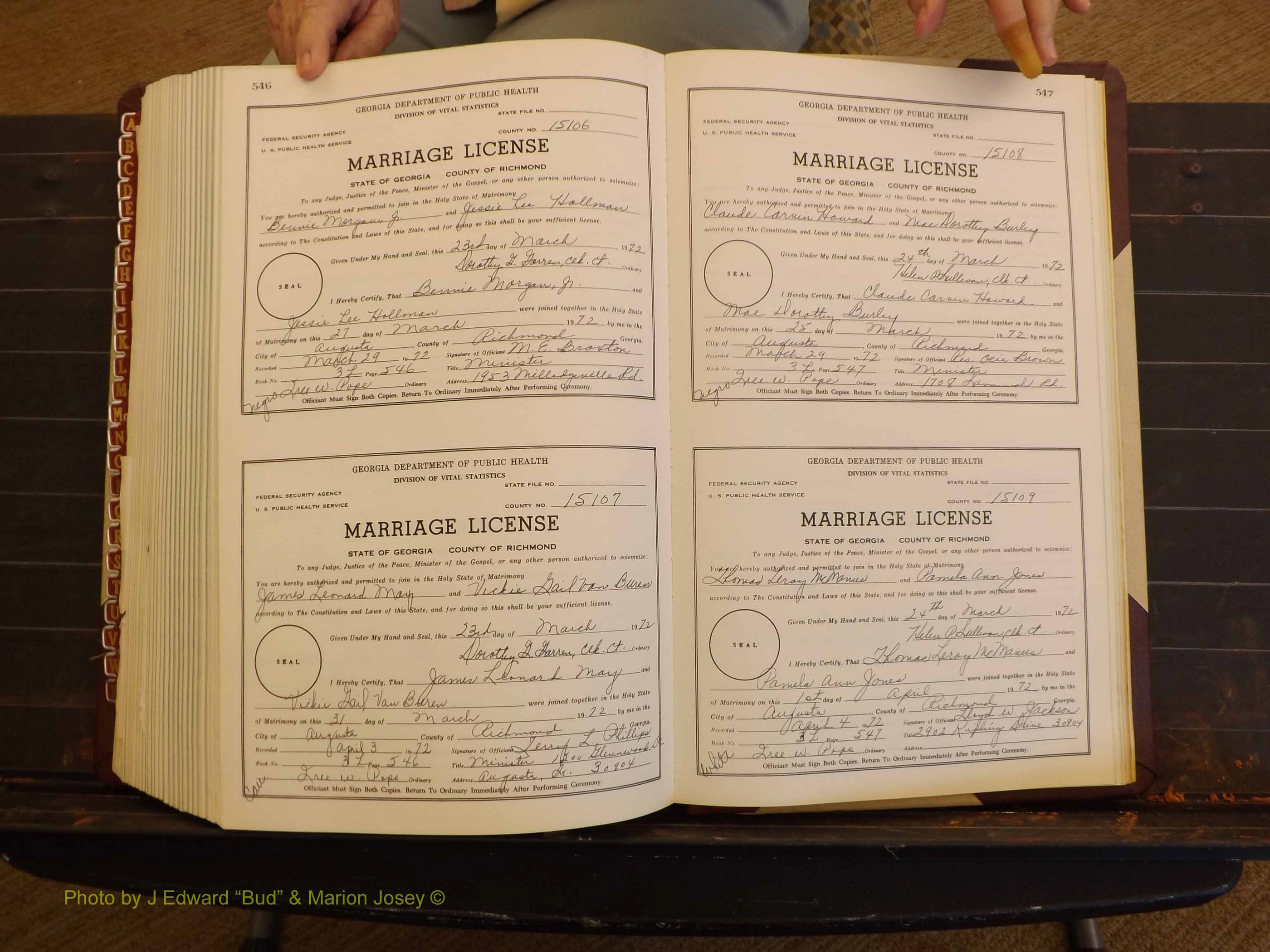 Richmond Marriages, 3L, 1971-1972 P 546-547.JPG