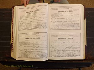 Richmond Marriages, 3L, 1971-1972 P 110-111.JPG