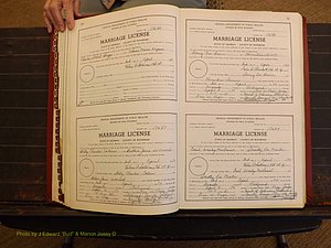 Richmond Marriages, 3O, 1974-1975 P 030-031.JPG