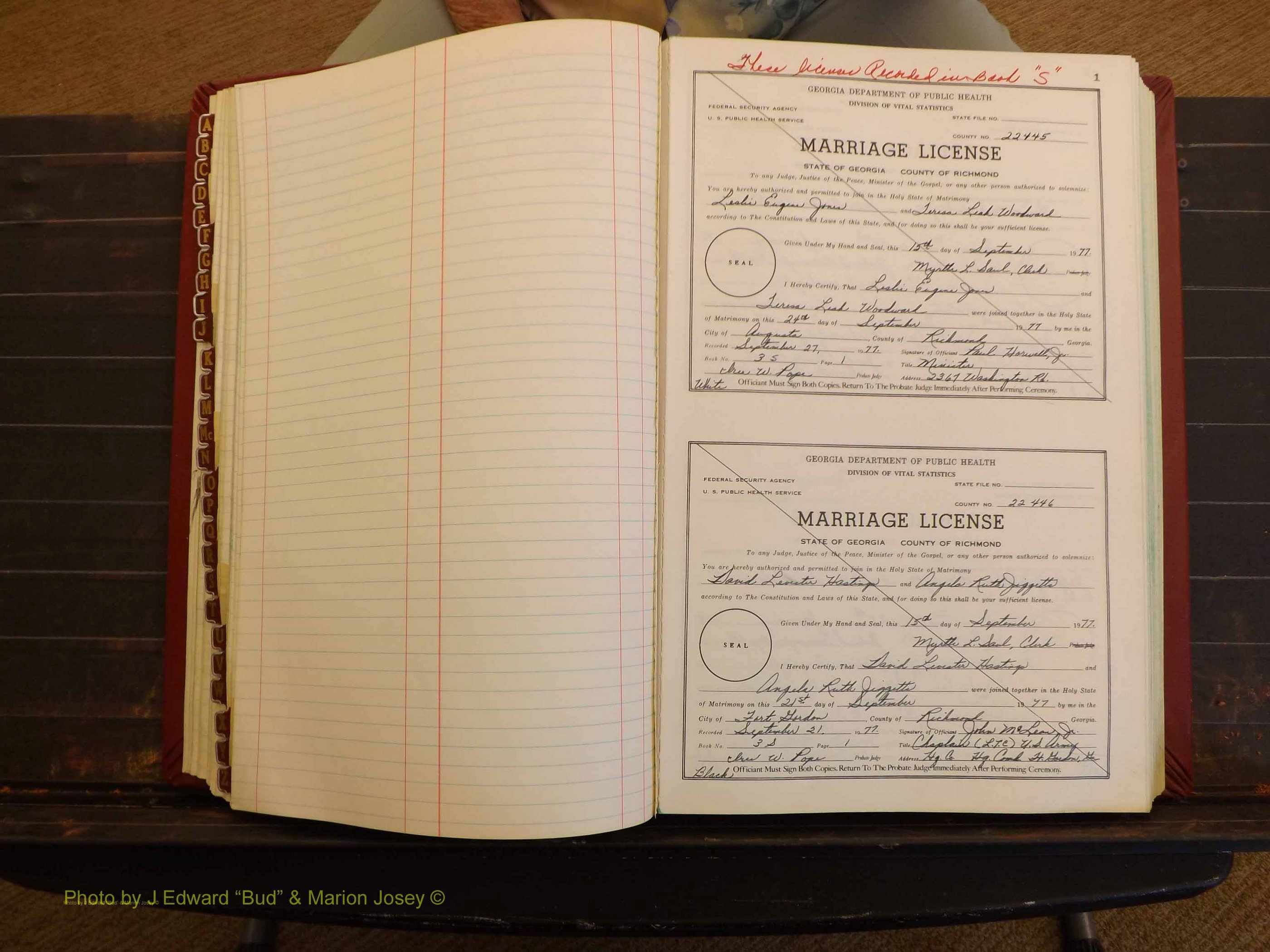 Richmond Marriages, 3T, 1978-1978 P 001.JPG