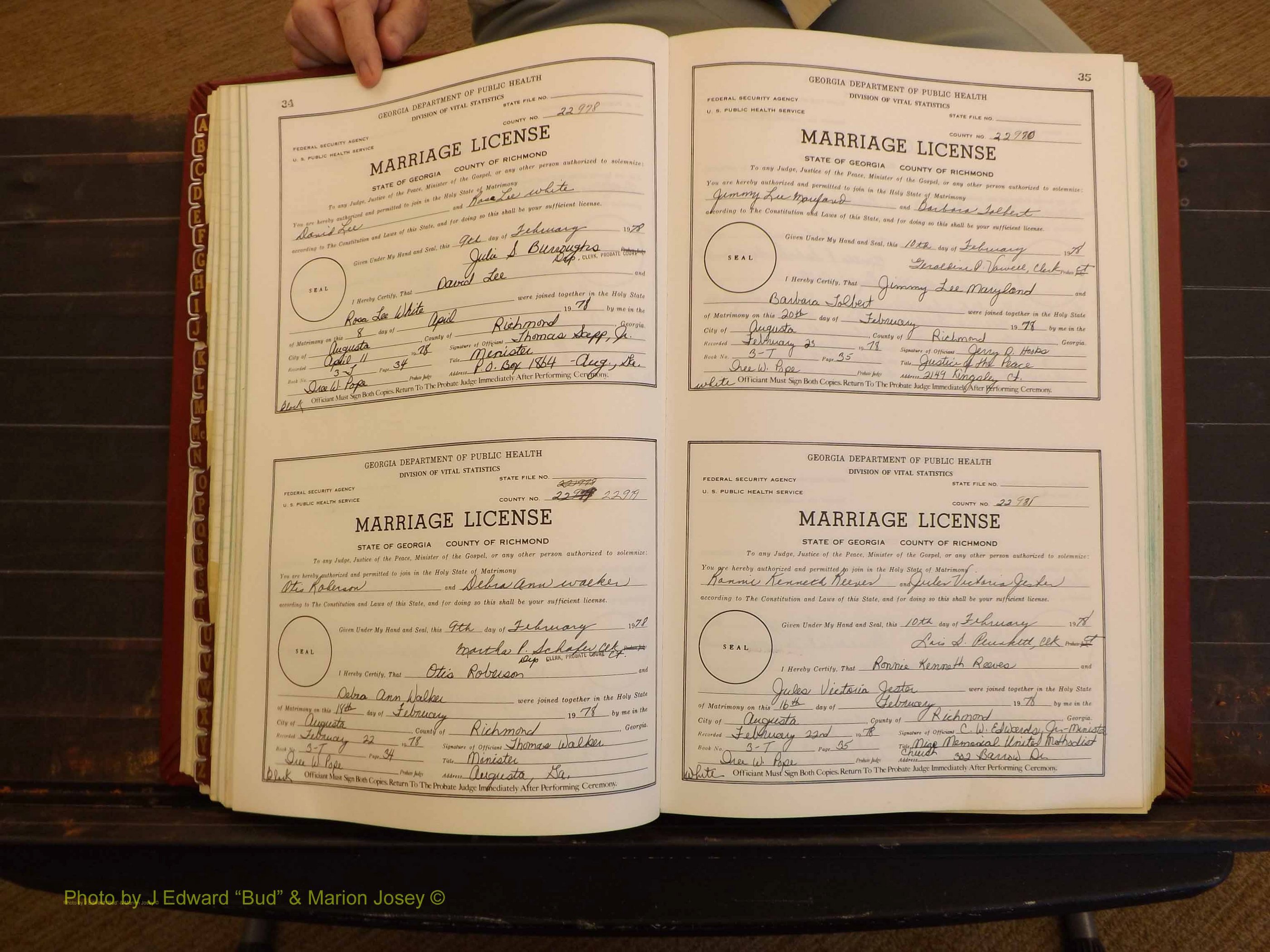 Richmond Marriages, 3T, 1978-1978 P 034-035.JPG