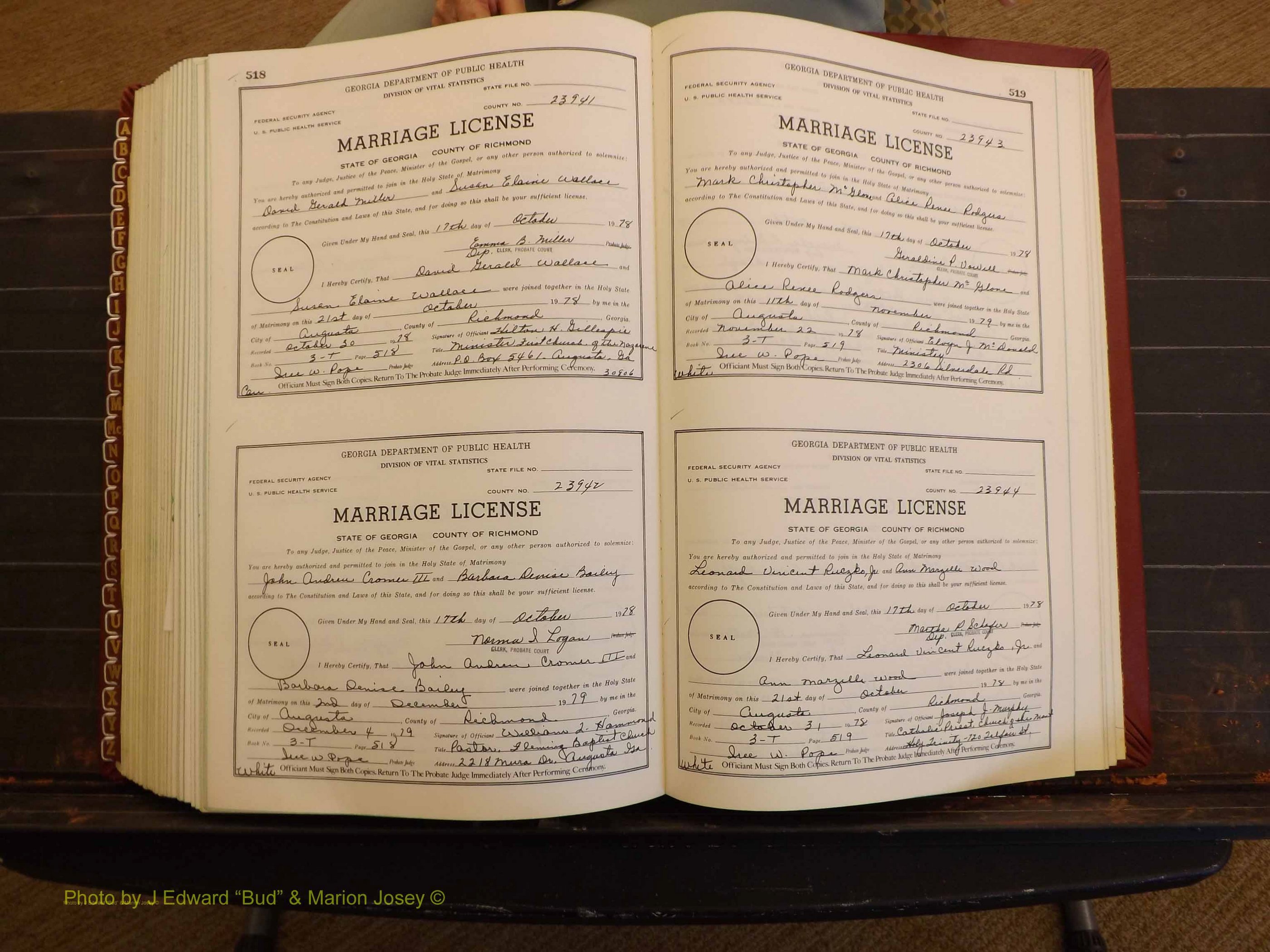 Richmond Marriages, 3T, 1978-1978 P 518-519.JPG