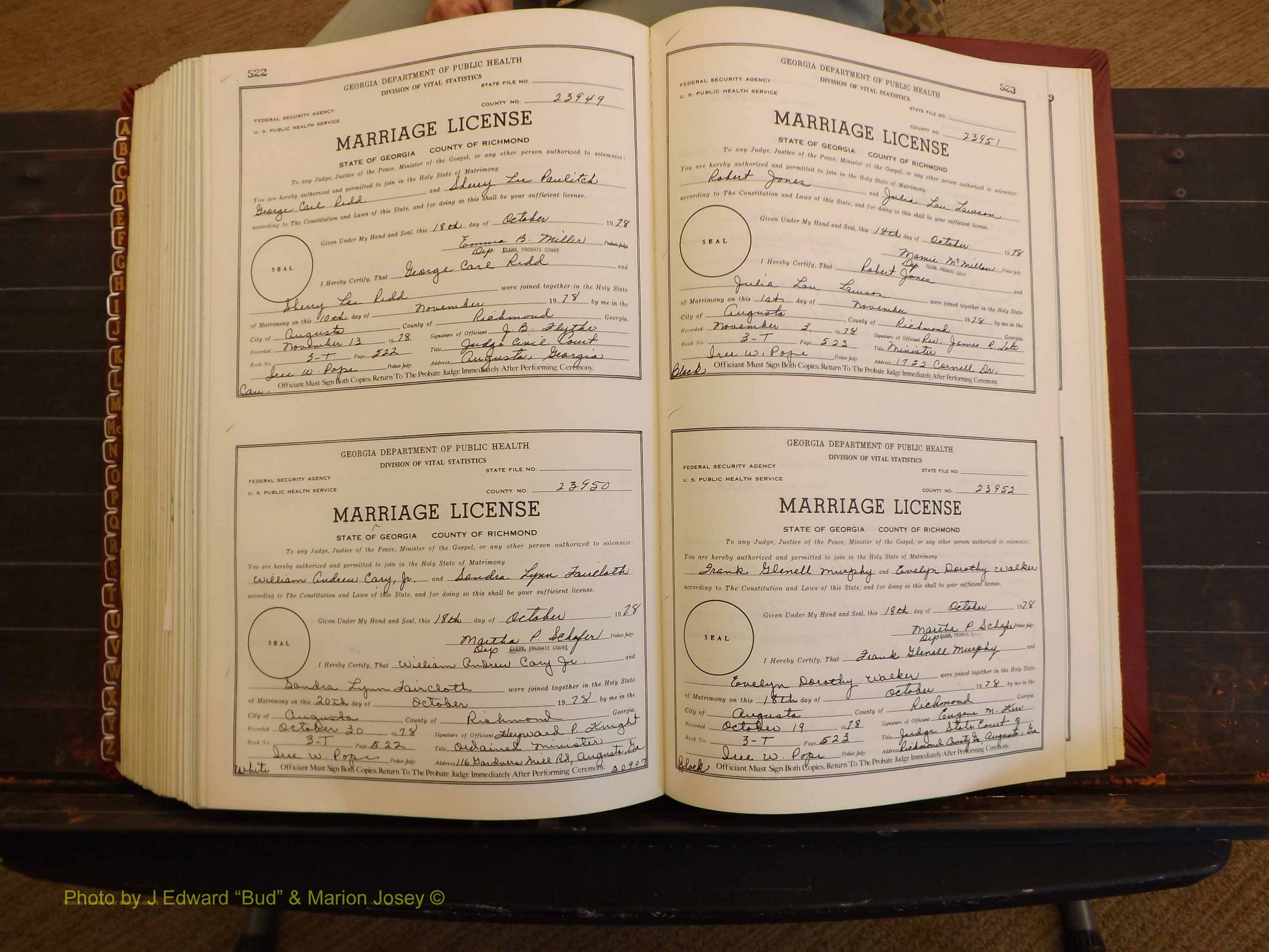 Richmond Marriages, 3T, 1978-1978 P 522-523.JPG