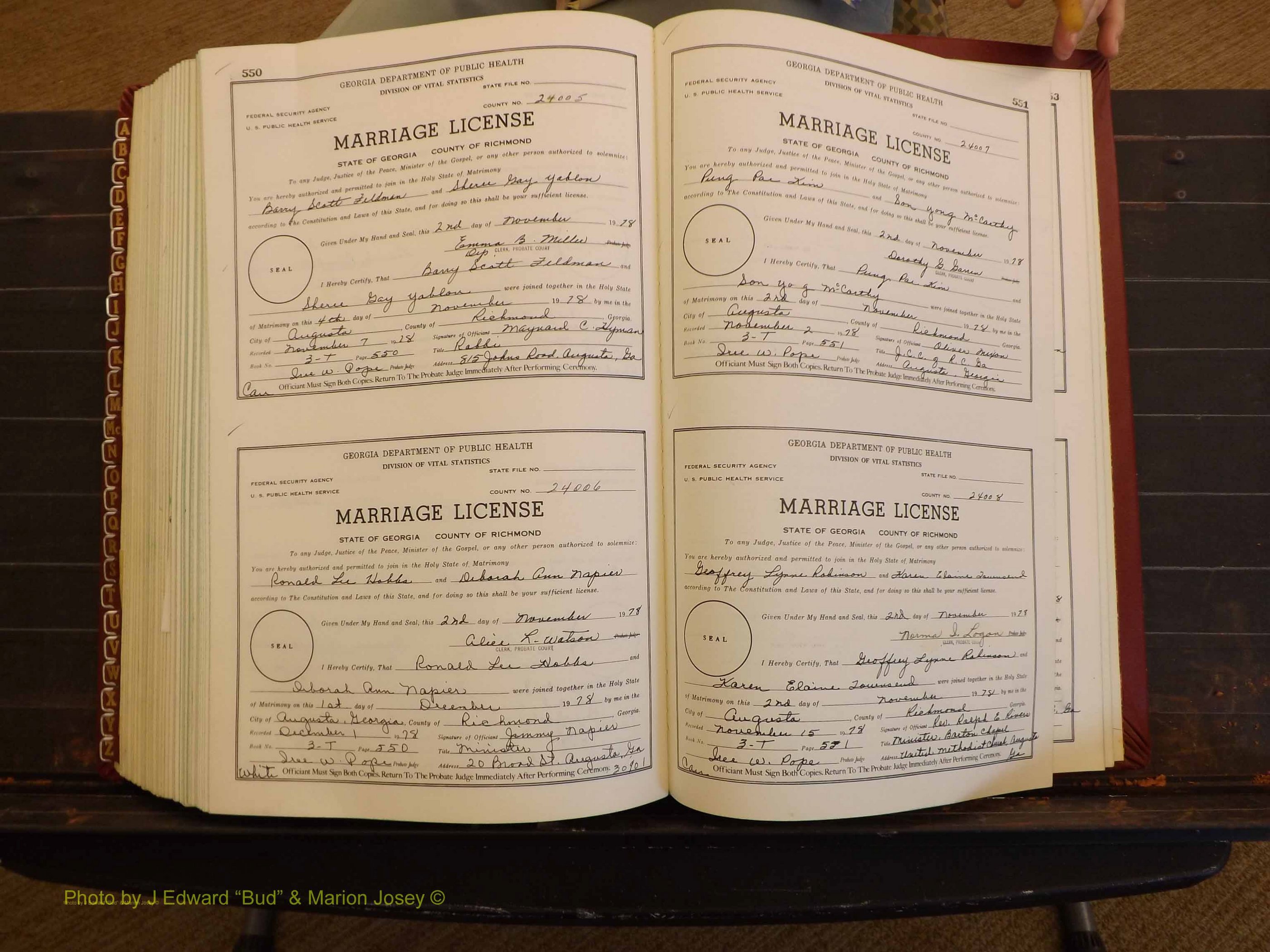 Richmond Marriages, 3T, 1978-1978 P 550-551.JPG