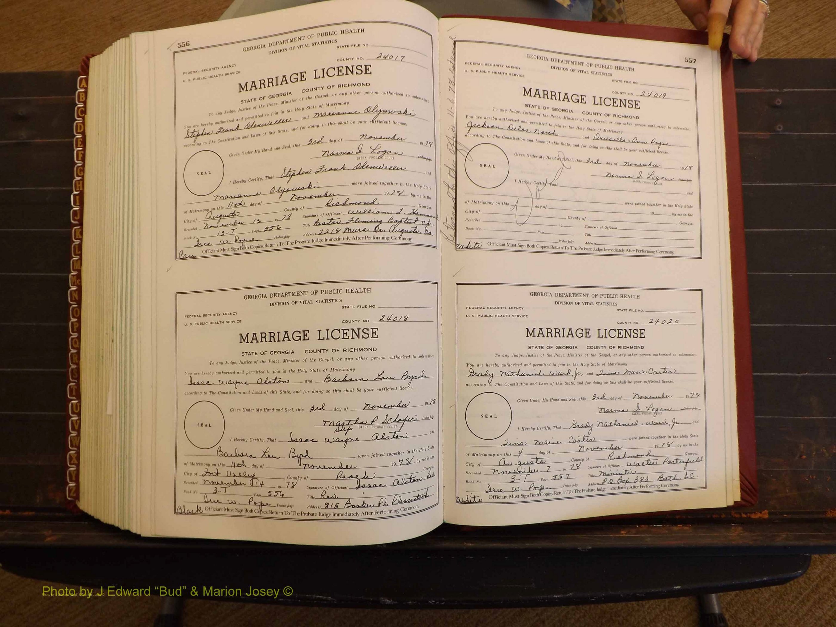 Richmond Marriages, 3T, 1978-1978 P 556-557.JPG