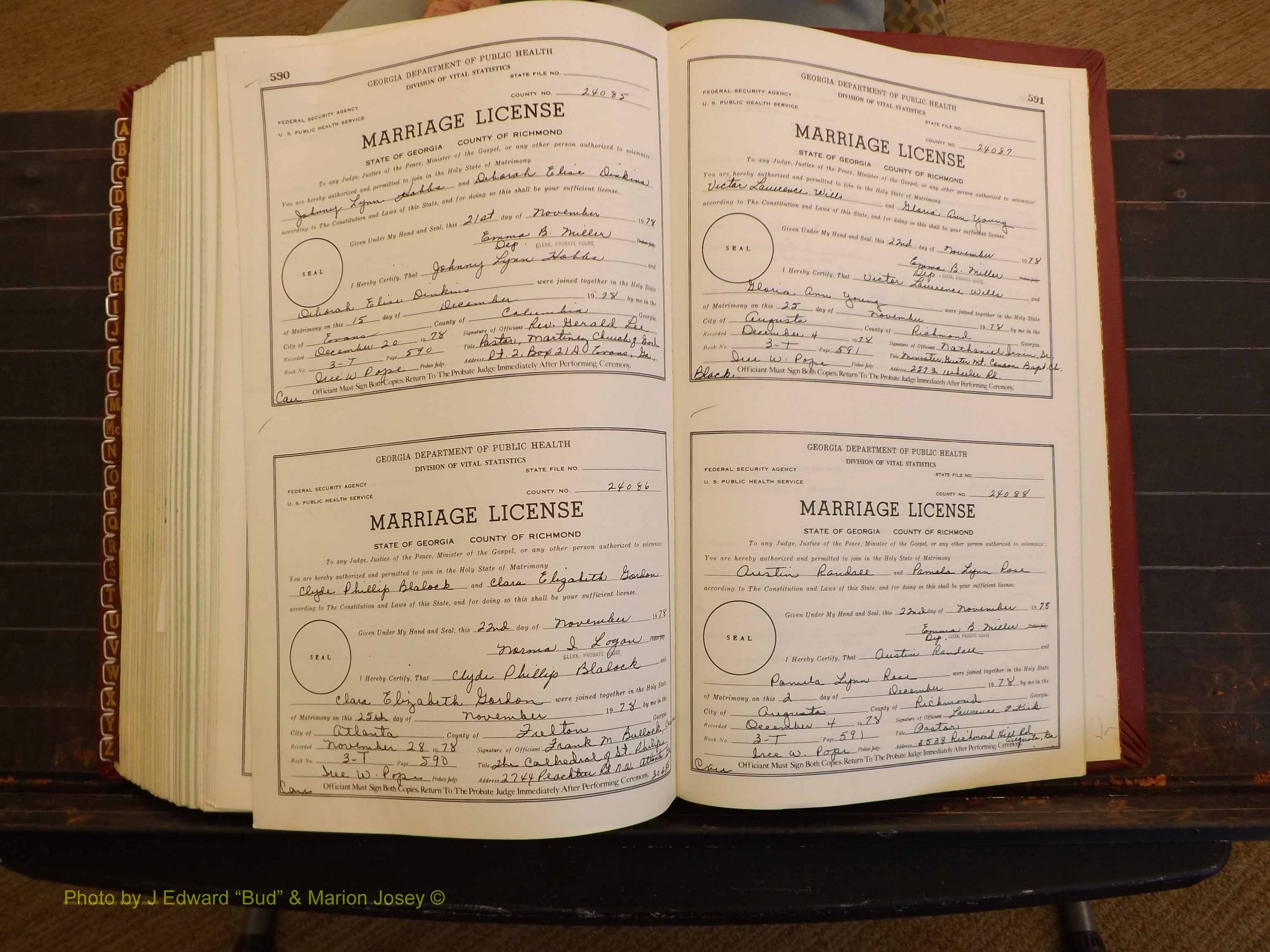 Richmond Marriages, 3T, 1978-1978 P 590-591.JPG