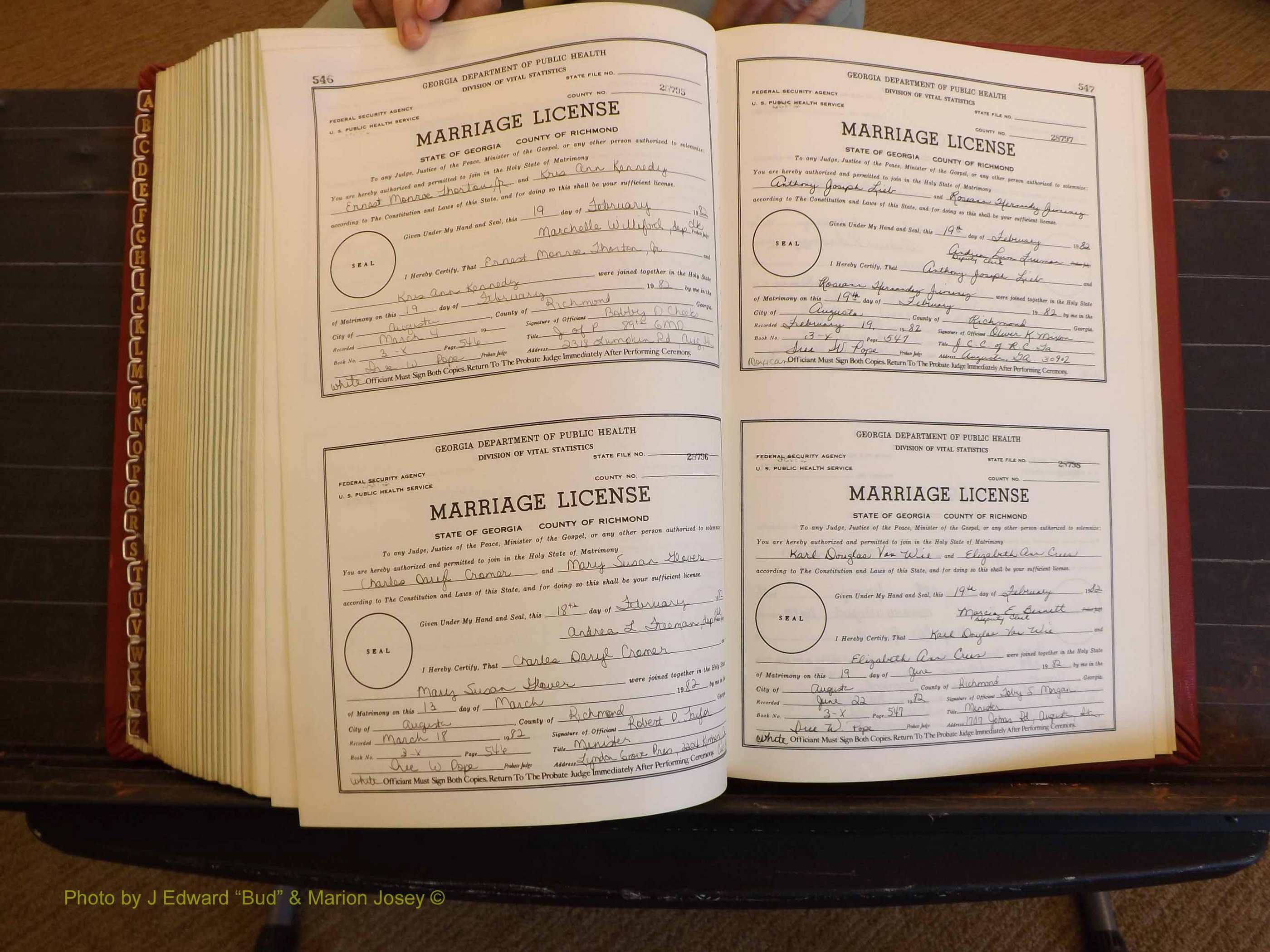 Richmond Marriages, 3X, 1981-1982 P 546-547.JPG