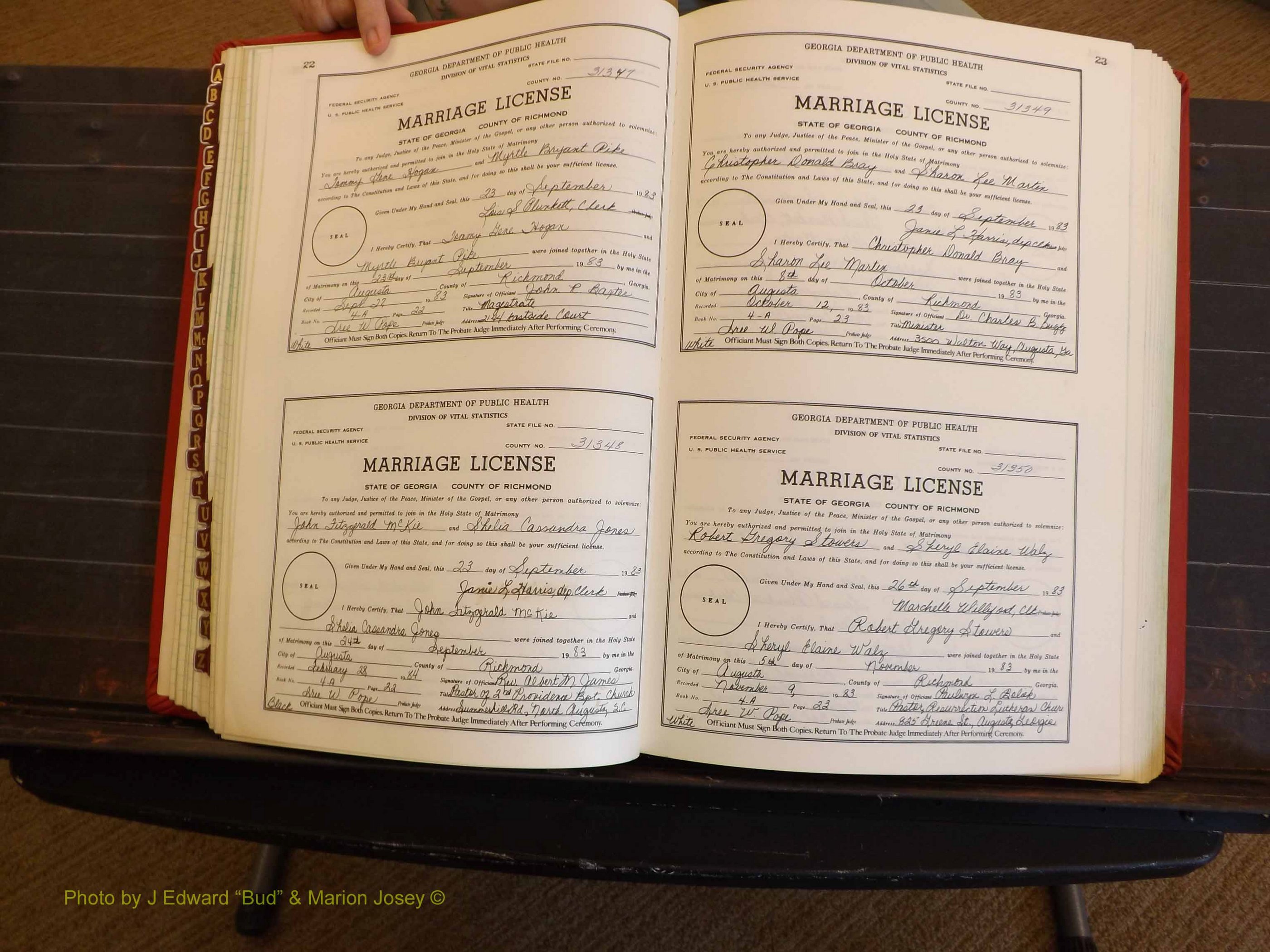 Richmond Marriages, 4A, 1983-1984 P 022-023.JPG
