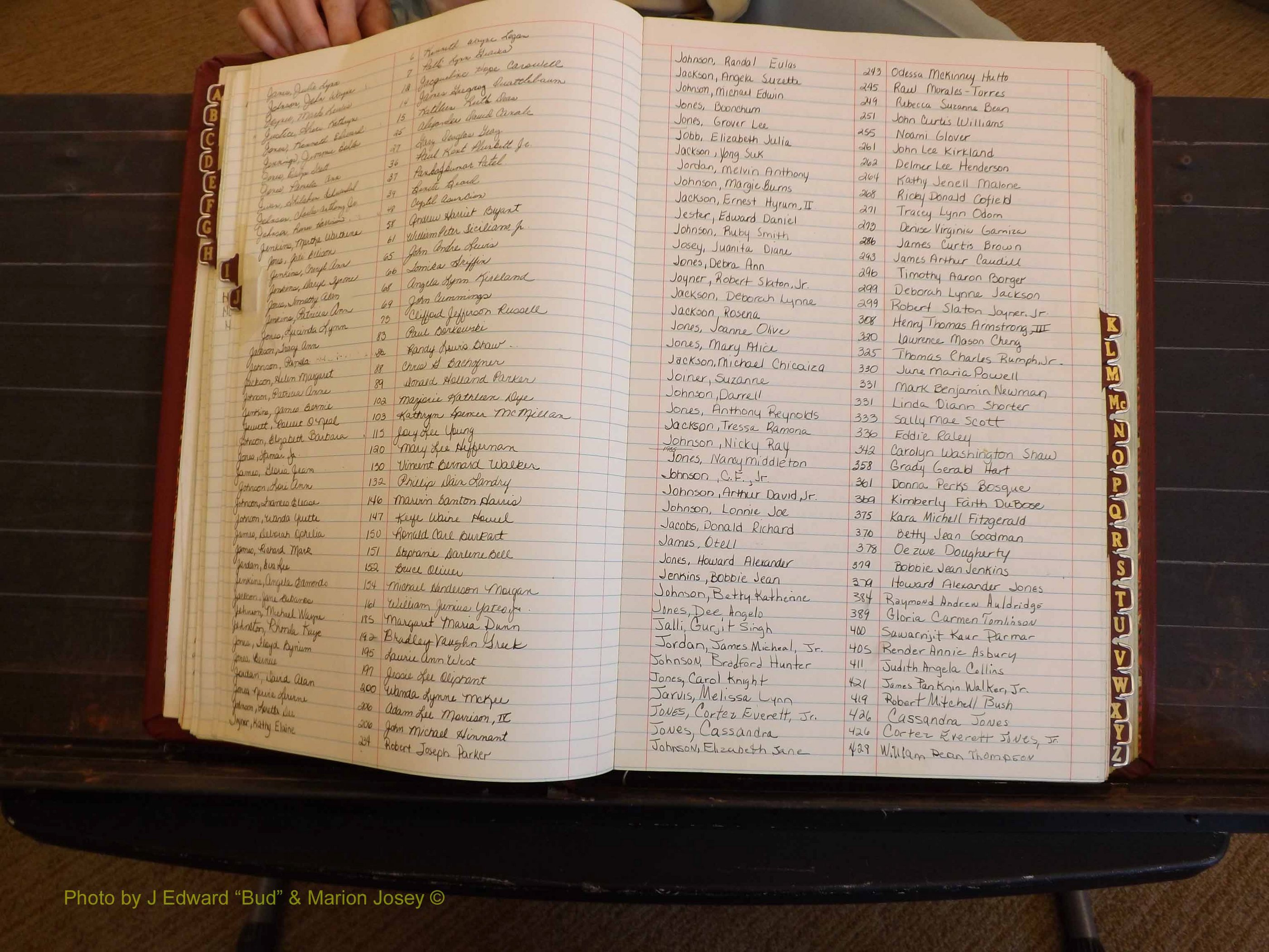 Richmond Marriages, 4B, 1984-1985 Index J (119).JPG