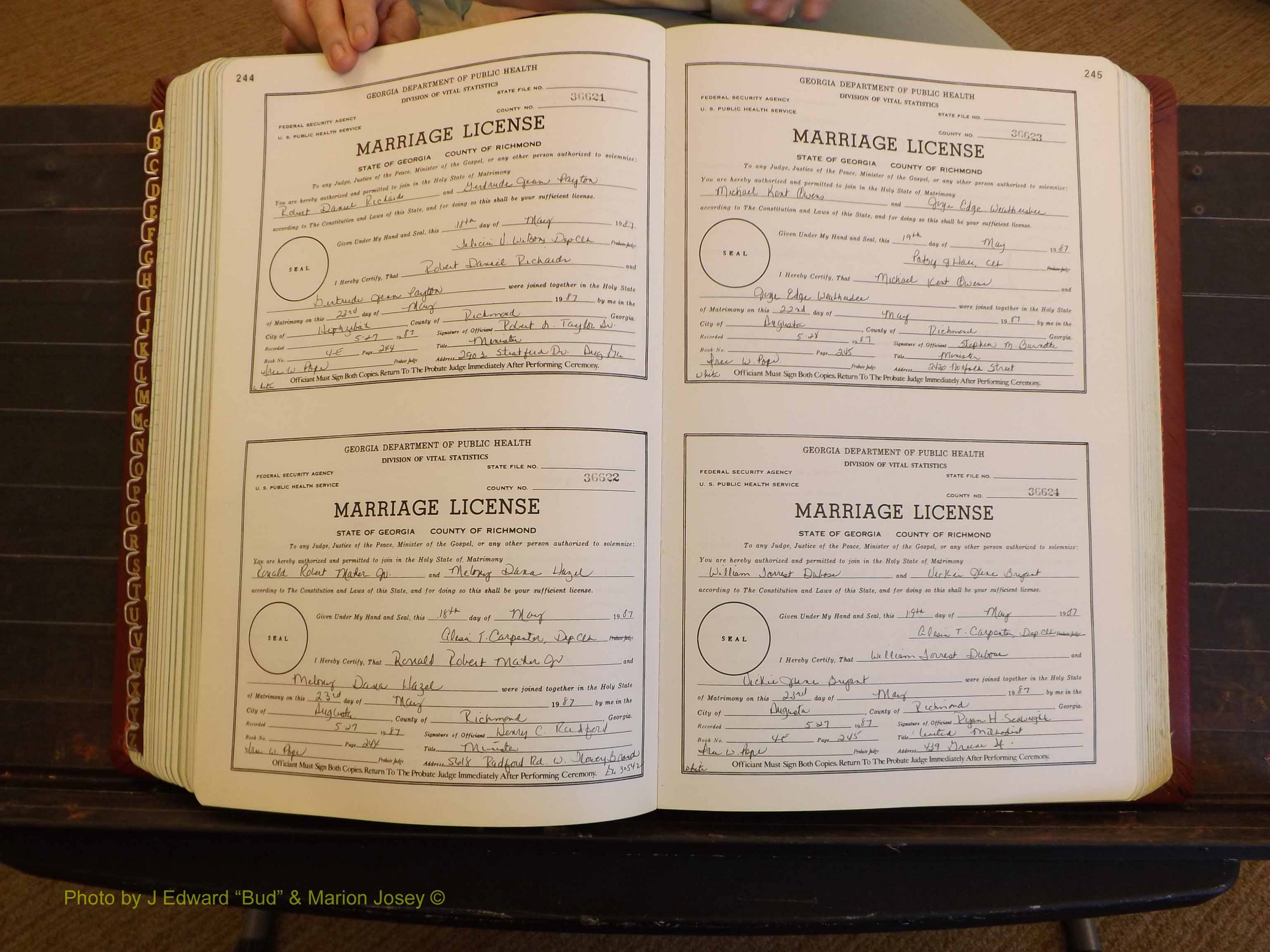 Richmond Marriages, 4E, 1987-1987 P 244-245.JPG