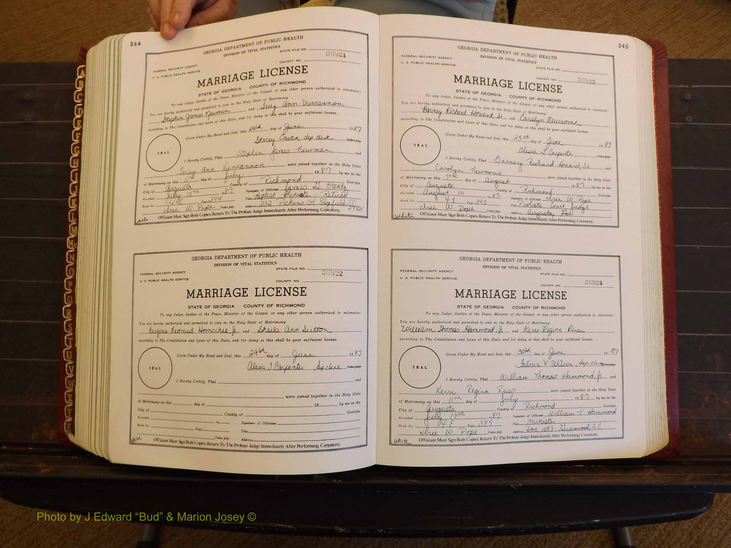 Richmond Marriages, 4E, 1987-1987 P 344-345.JPG