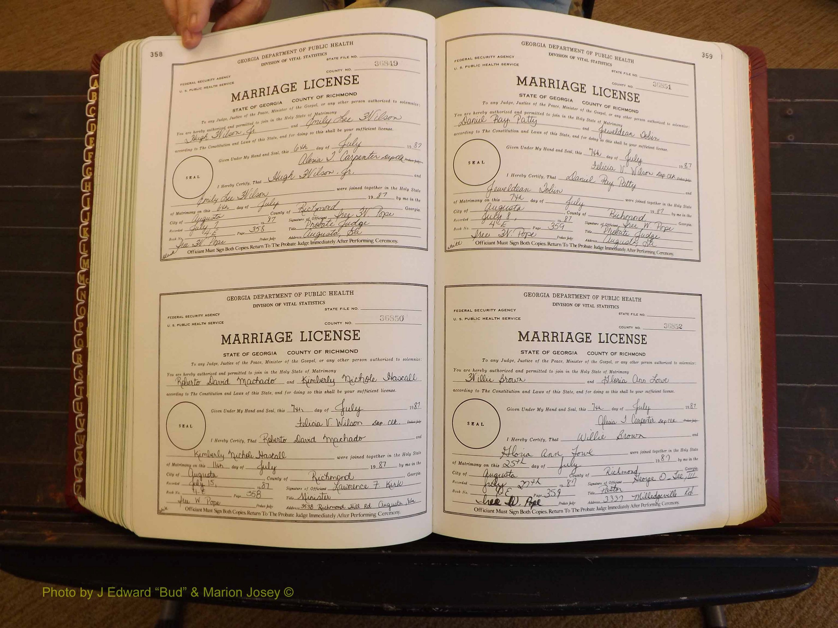 Richmond Marriages, 4E, 1987-1987 P 358-359.JPG