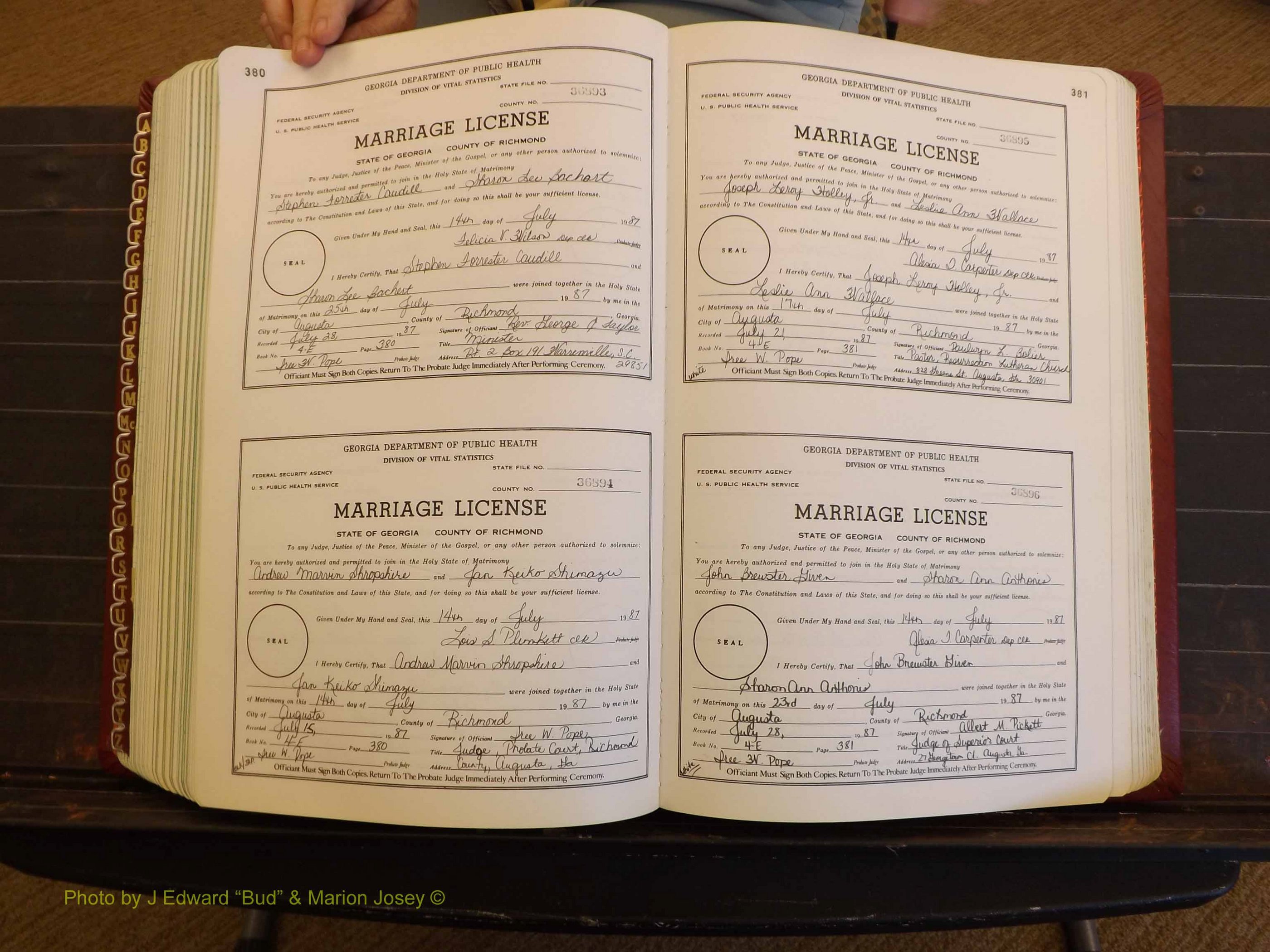 Richmond Marriages, 4E, 1987-1987 P 380-381.JPG