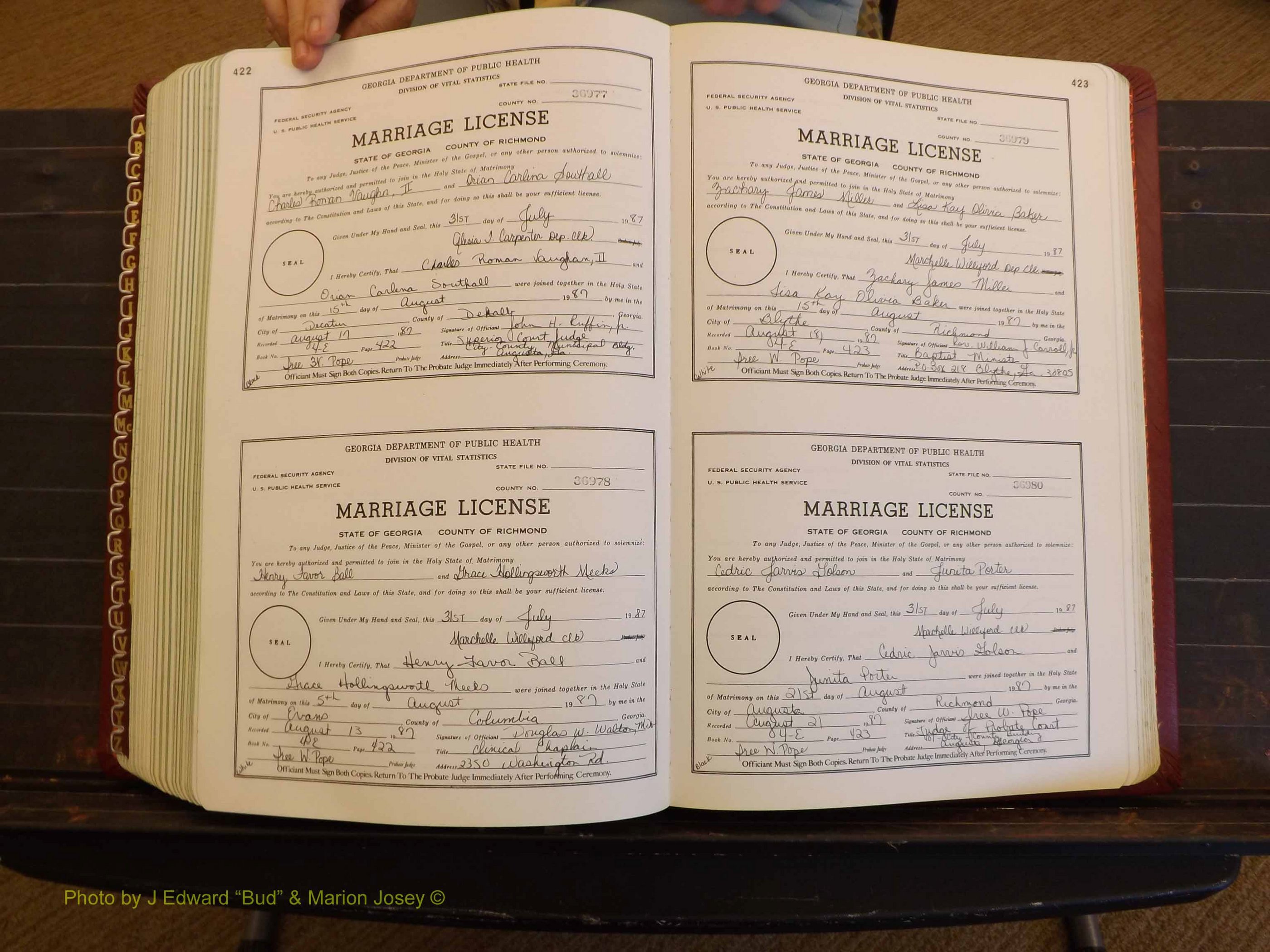 Richmond Marriages, 4E, 1987-1987 P 422-423.JPG