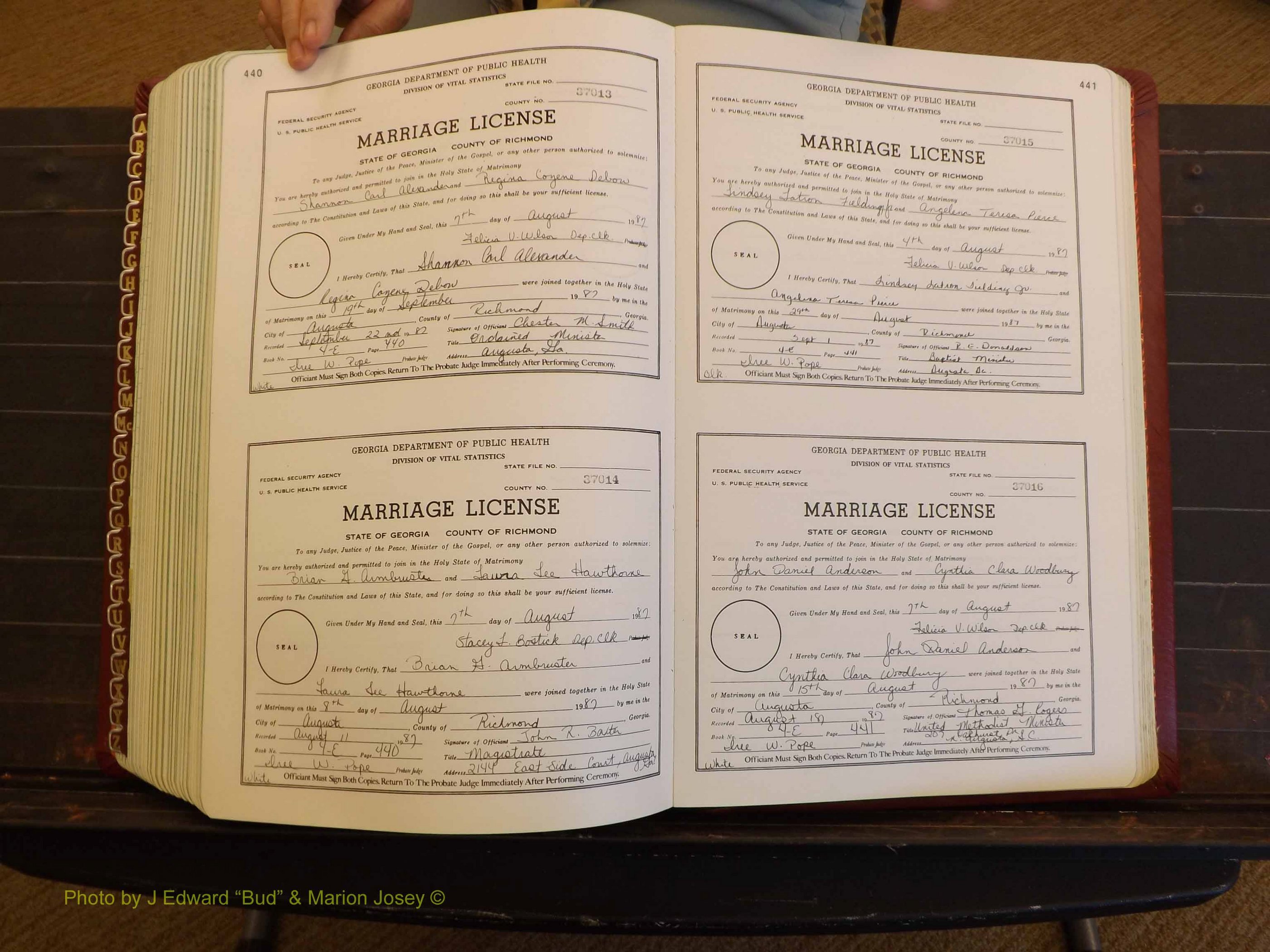 Richmond Marriages, 4E, 1987-1987 P 440-441.JPG