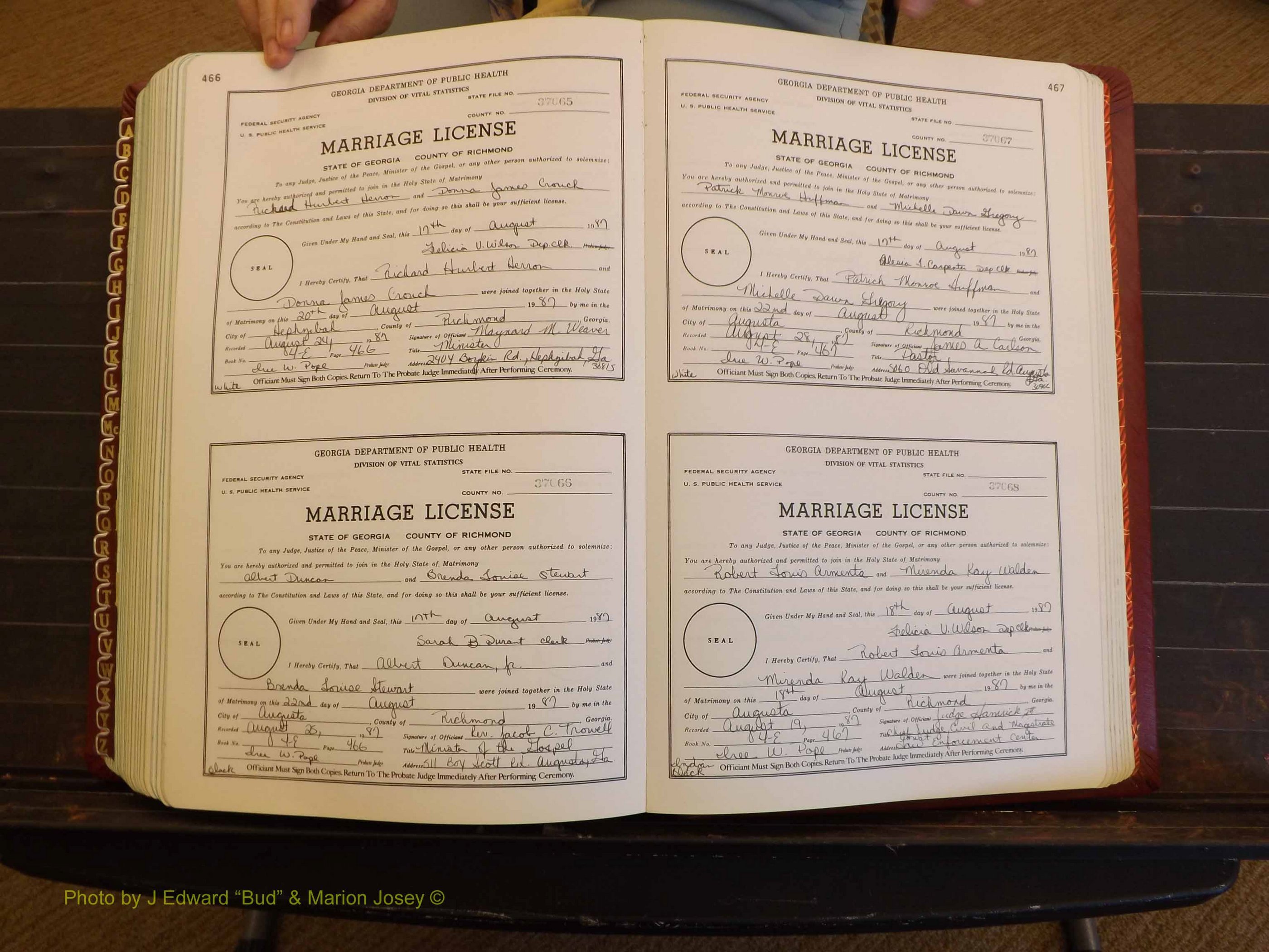 Richmond Marriages, 4E, 1987-1987 P 466-467.JPG