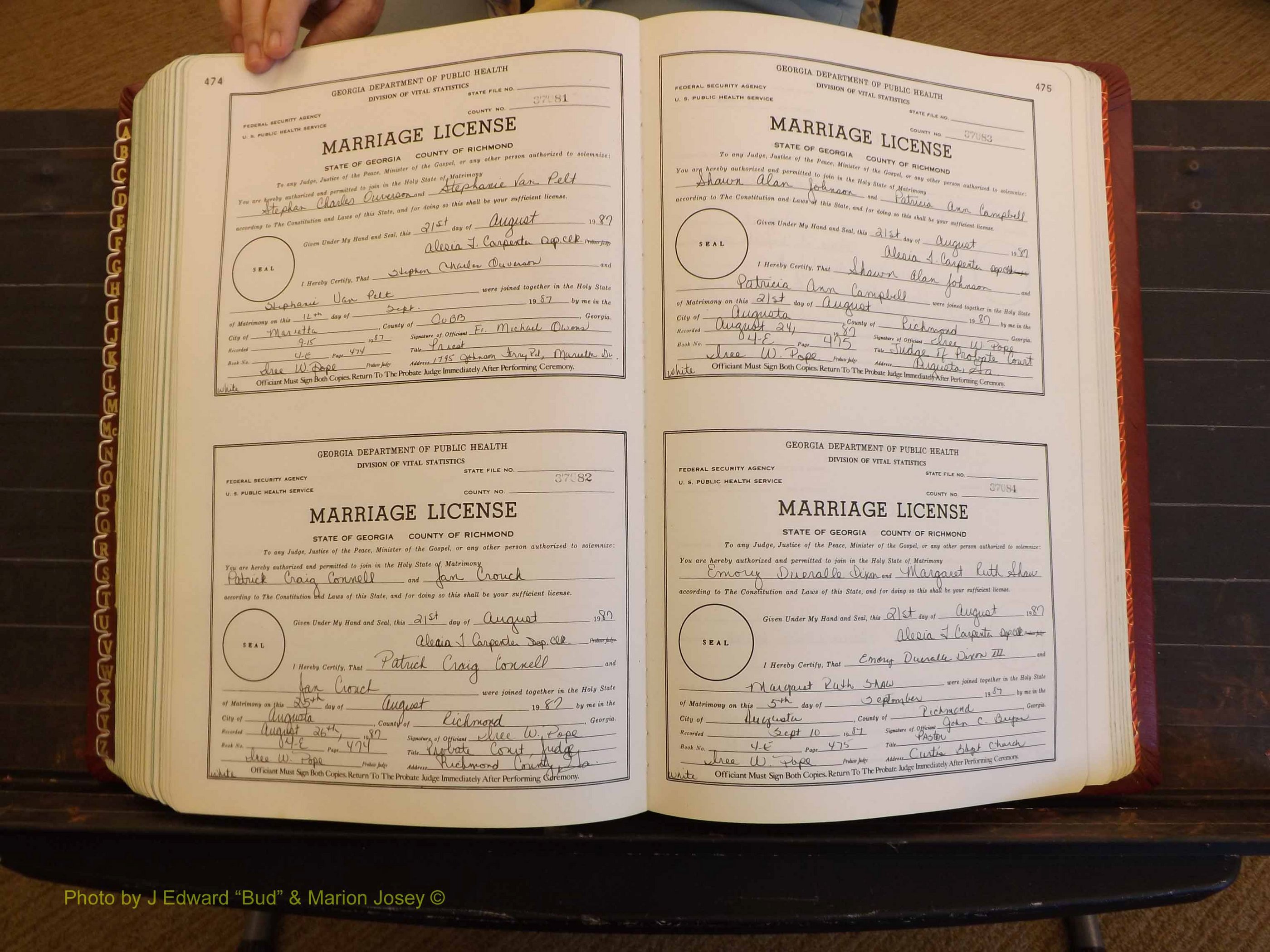 Richmond Marriages, 4E, 1987-1987 P 474-475.JPG