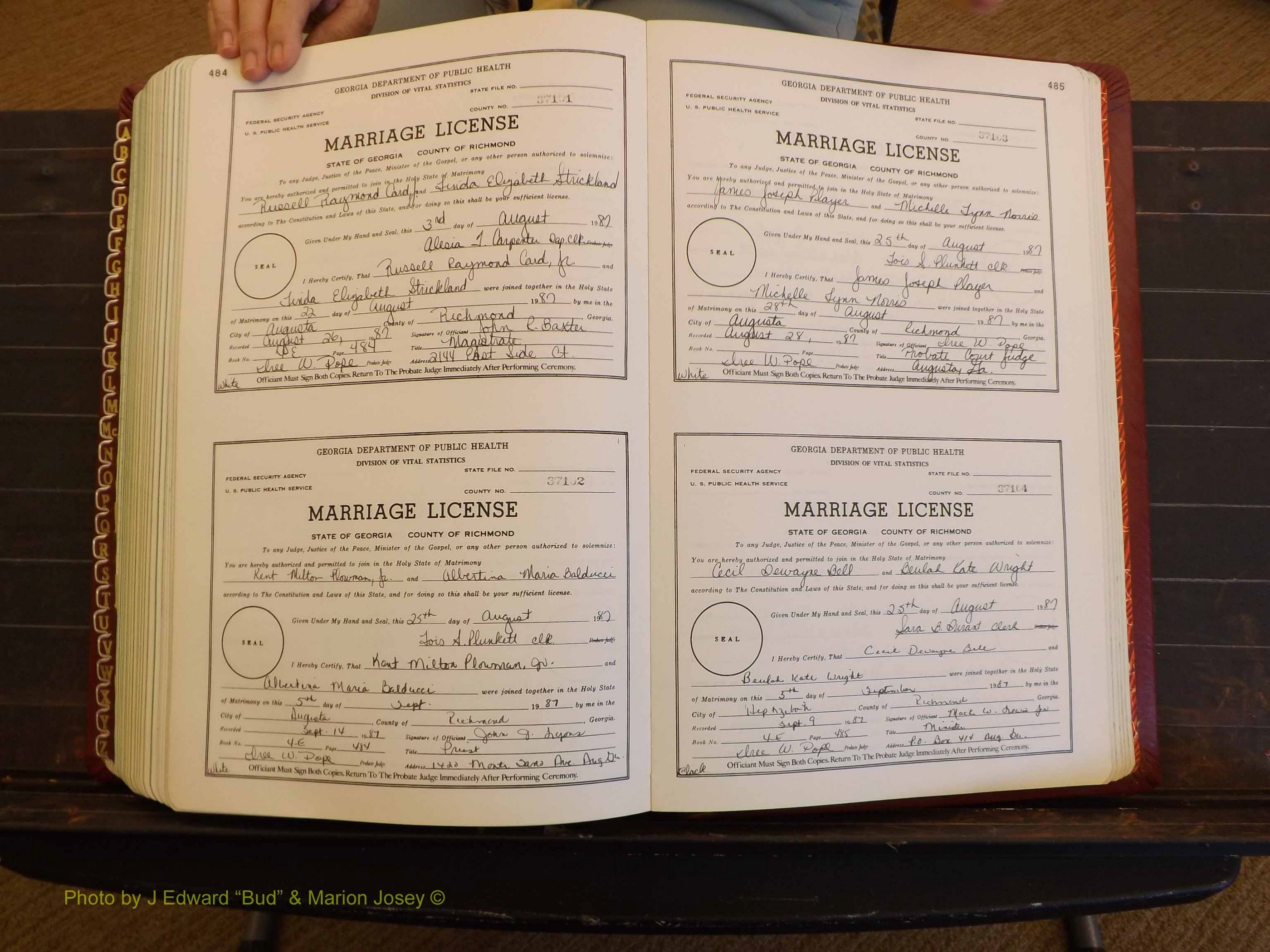 Richmond Marriages, 4E, 1987-1987 P 484-485.JPG