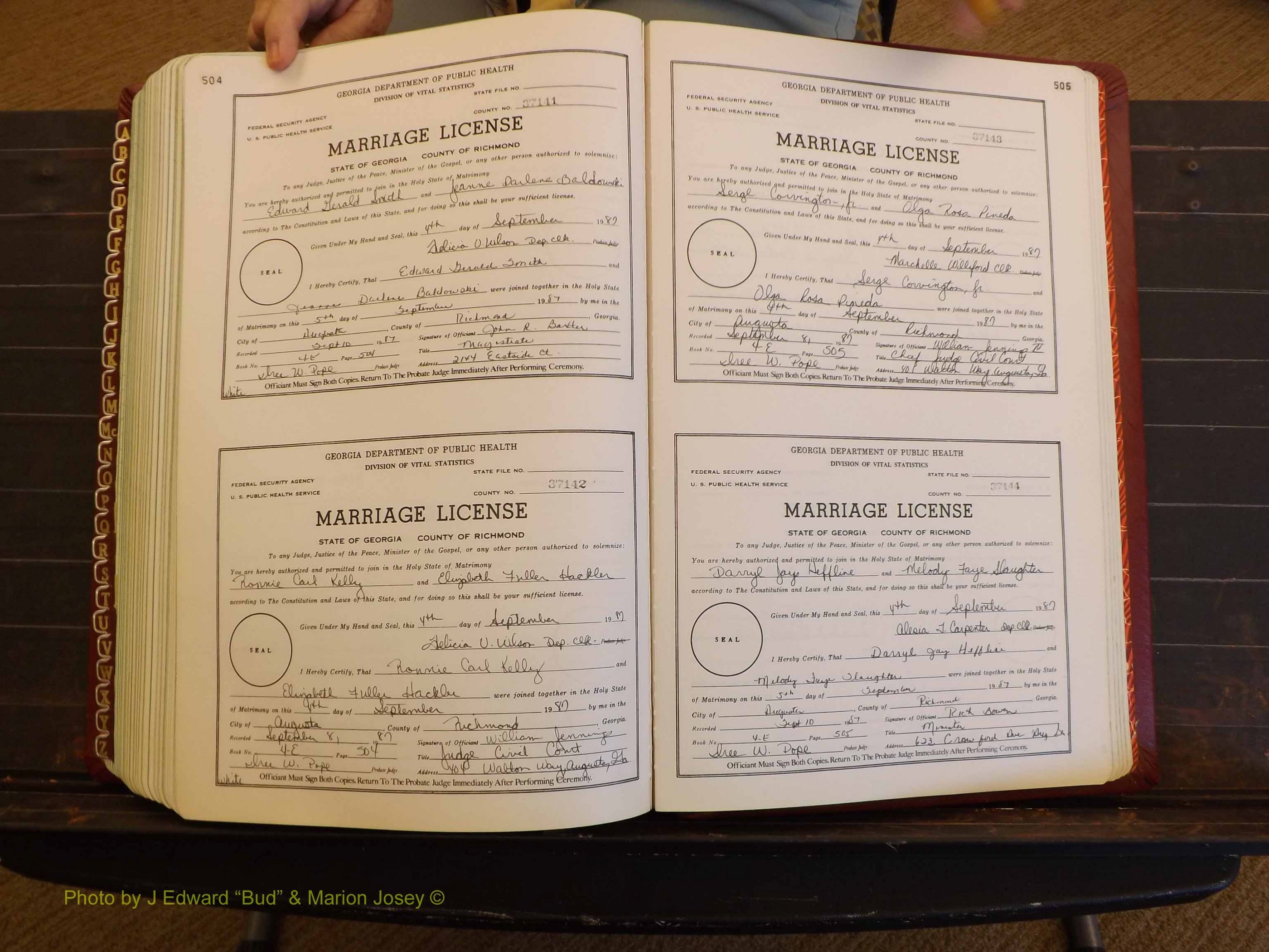 Richmond Marriages, 4E, 1987-1987 P 504-505.JPG