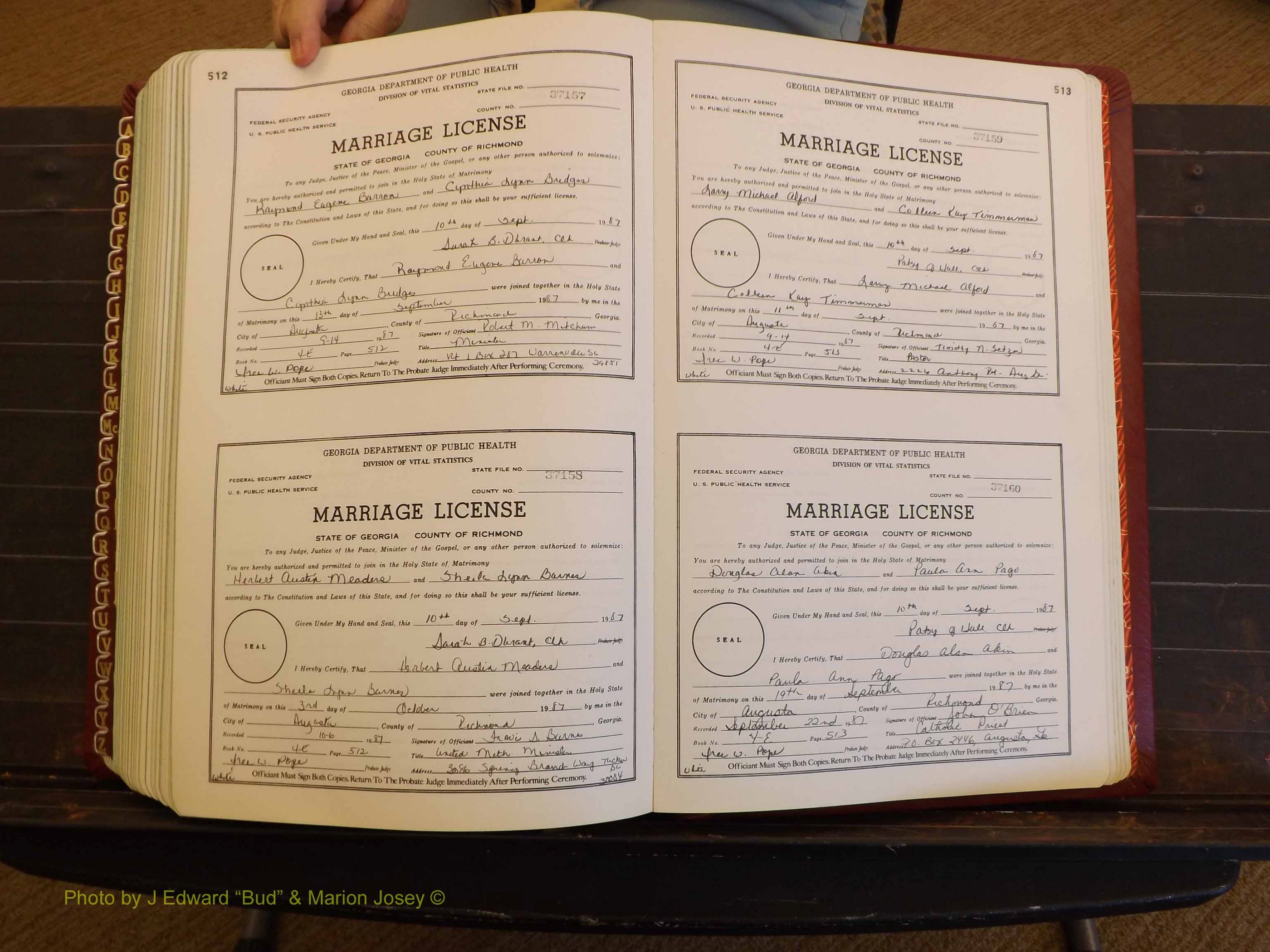 Richmond Marriages, 4E, 1987-1987 P 512-513.JPG