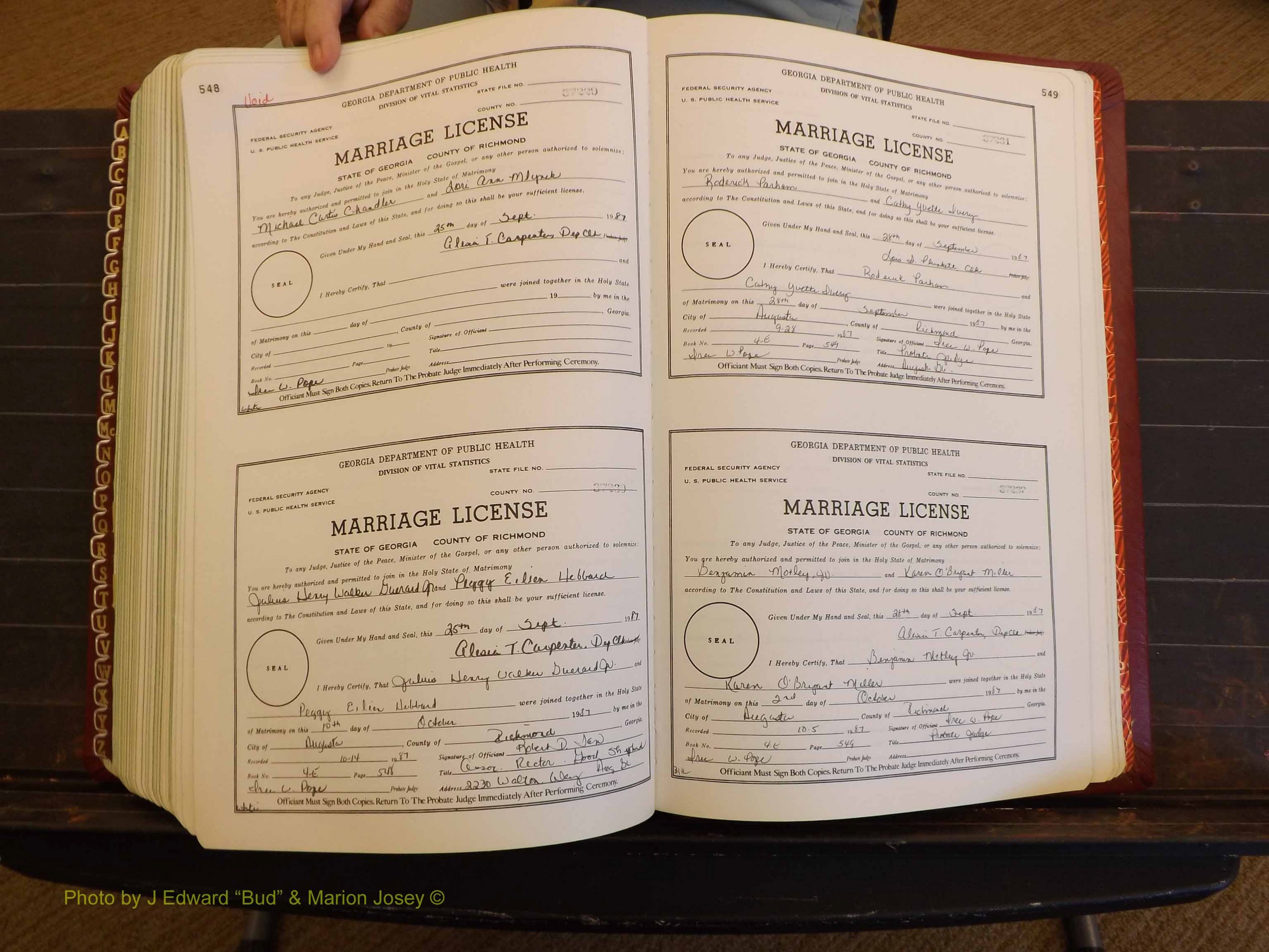 Richmond Marriages, 4E, 1987-1987 P 548-549.JPG