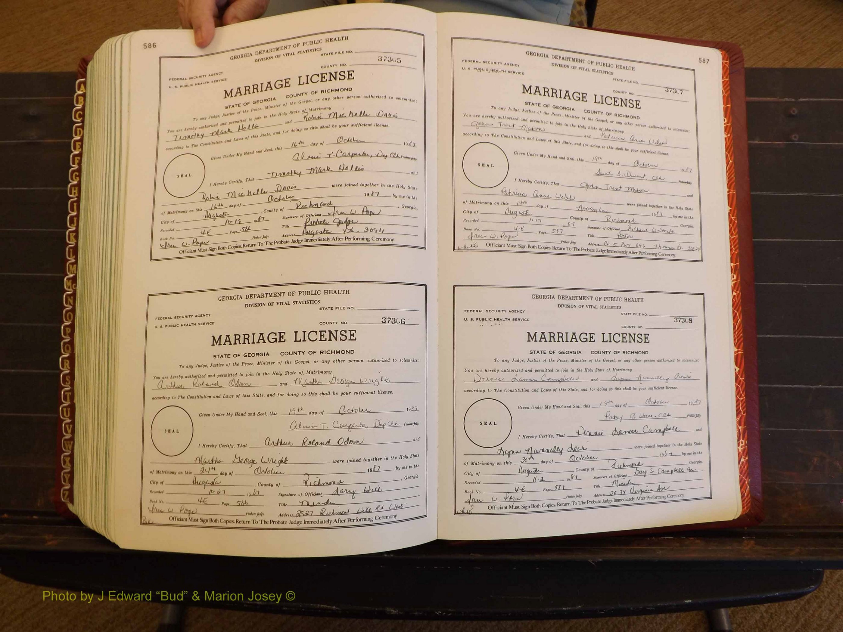 Richmond Marriages, 4E, 1987-1987 P 586-587.JPG