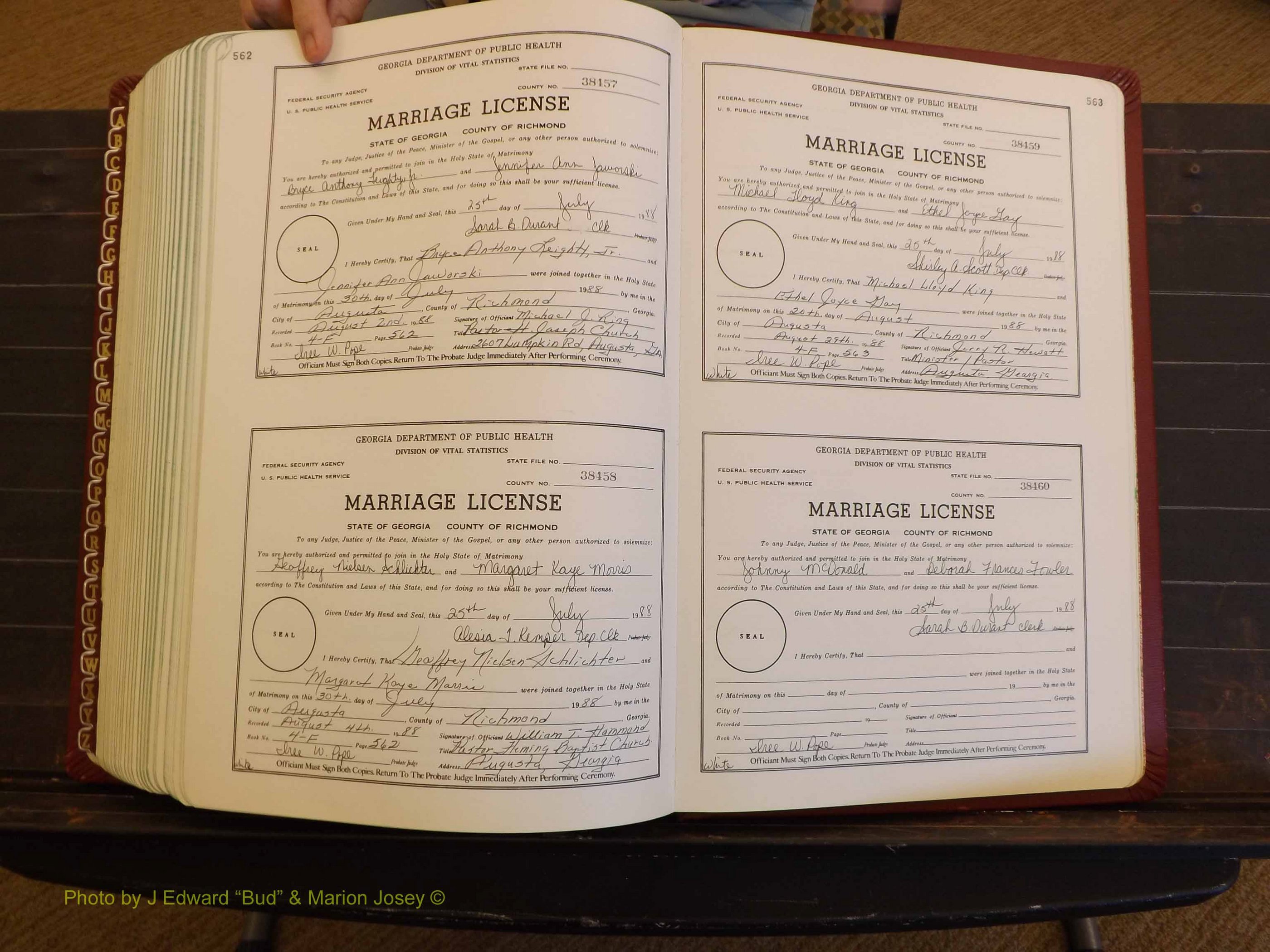 Richmond Marriages, 4F, 1987-1988 P 562-563.JPG