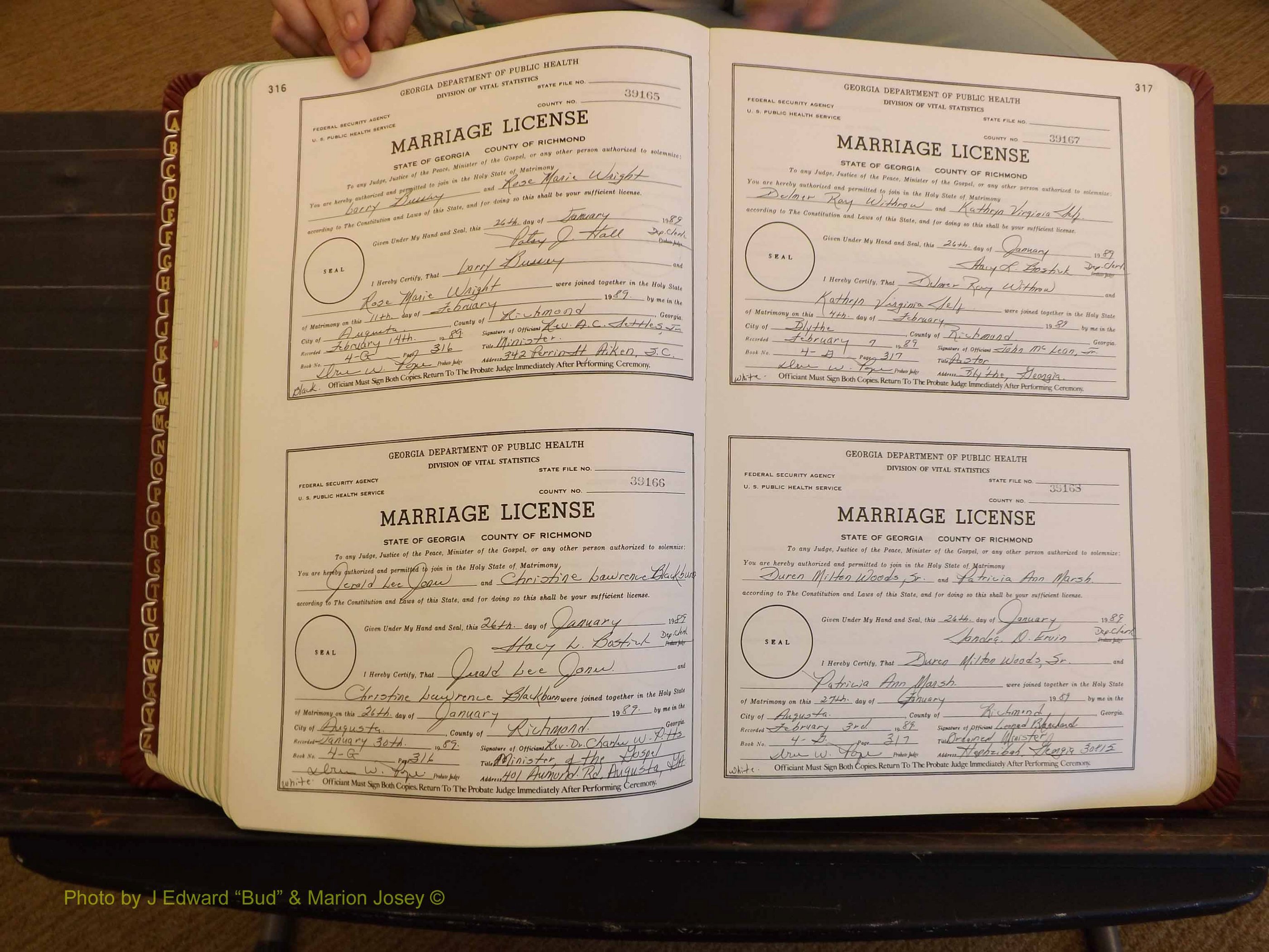 Richmond Marriages, 4G, 1988-1989 P 316-317.JPG