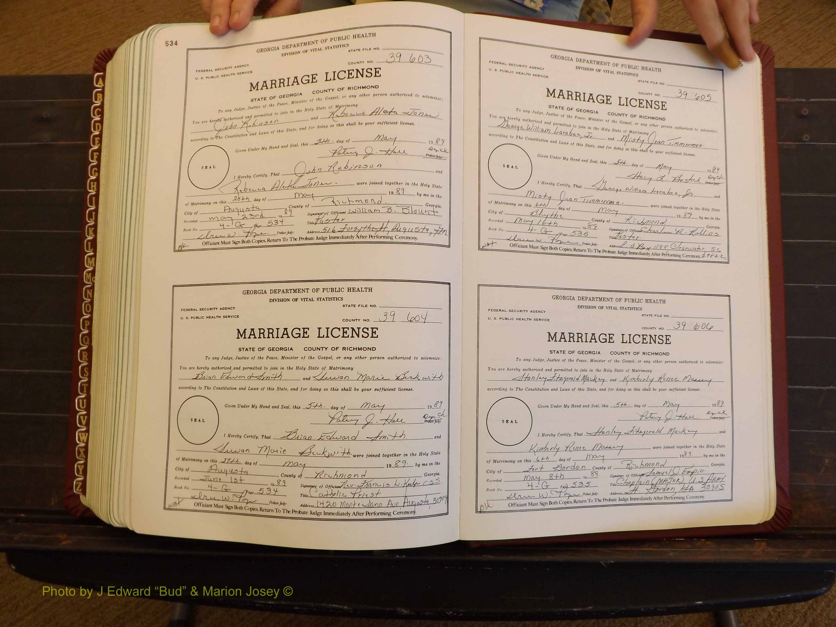 Richmond Marriages, 4G, 1988-1989 P 534-535.JPG
