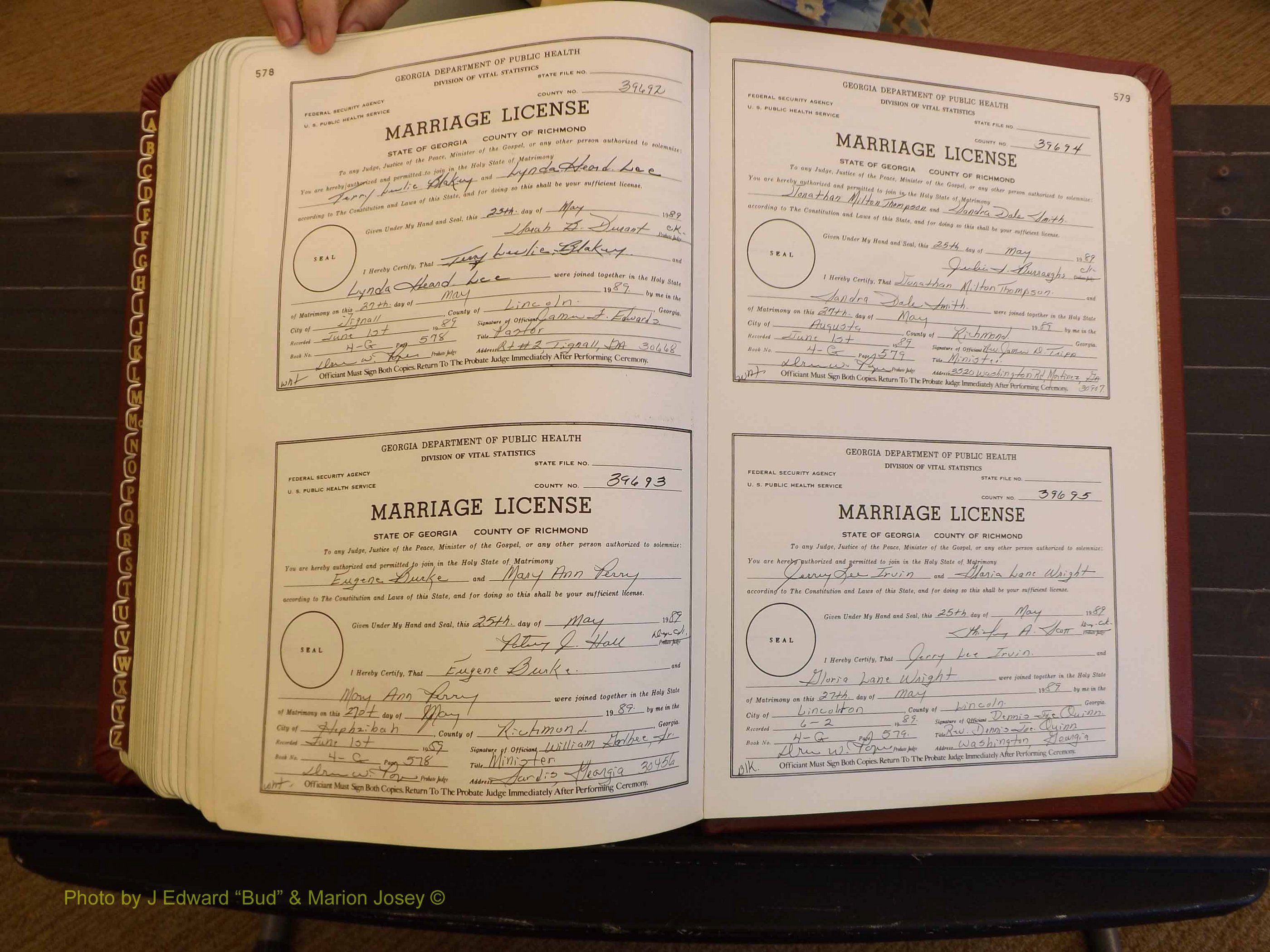 Richmond Marriages, 4G, 1988-1989 P 578-579.JPG