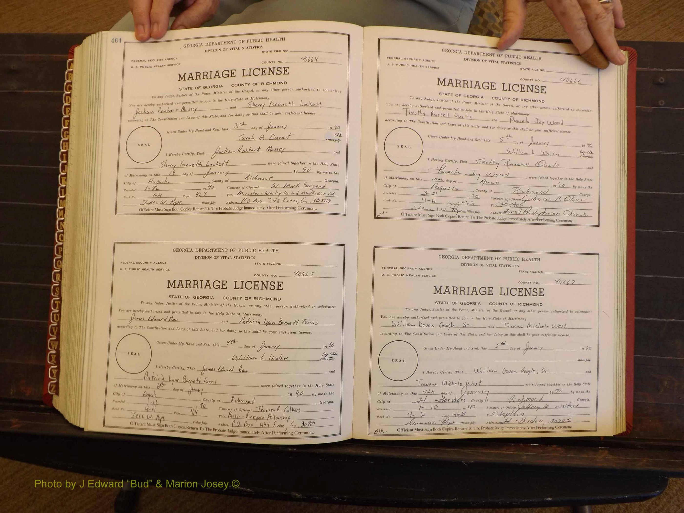 Richmond Marriages, 4H, 1989-1990 P 464-465.JPG