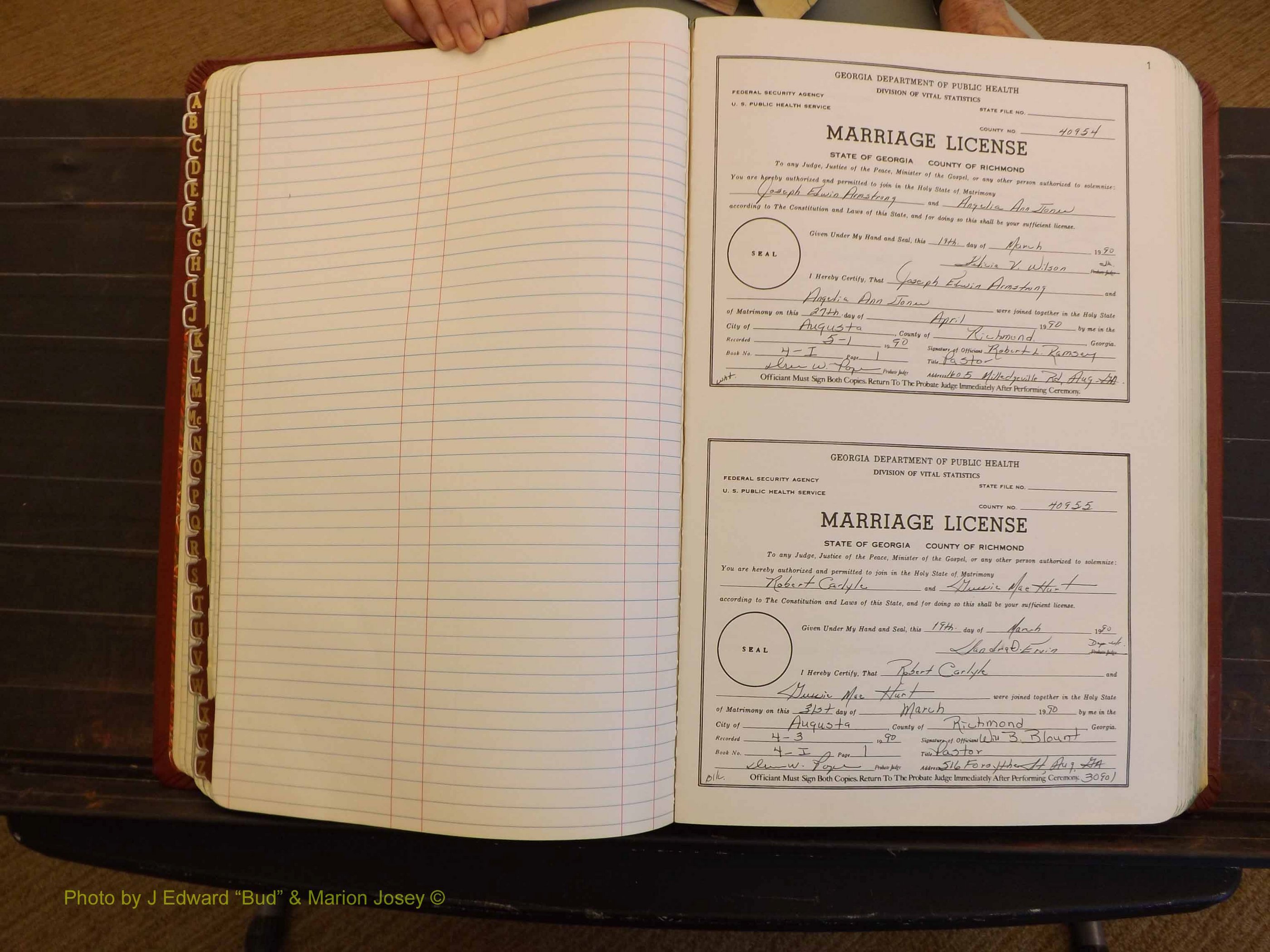 Richmond Marriages, 4L, 1990-1990 P 001.JPG