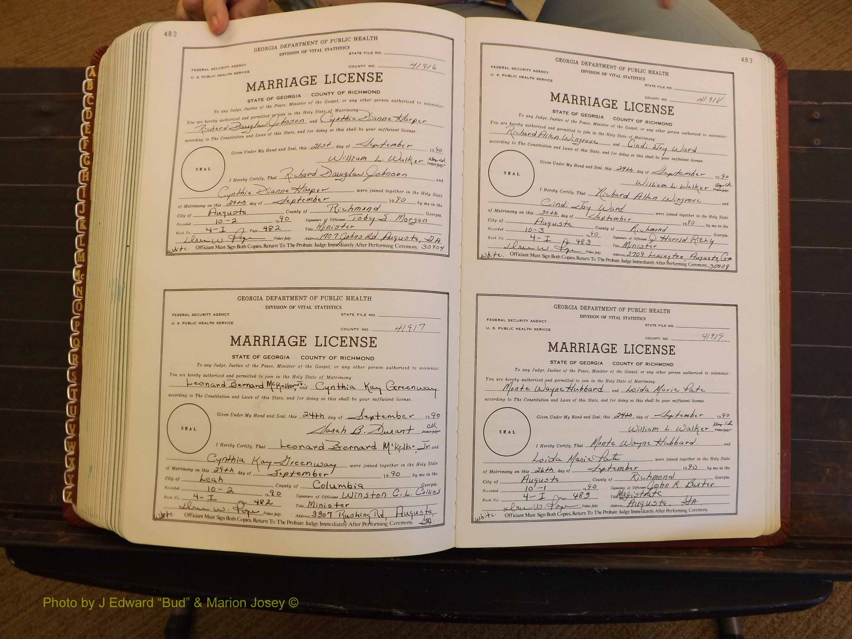 Richmond Marriages, 4L, 1990-1990 P 482-483.JPG