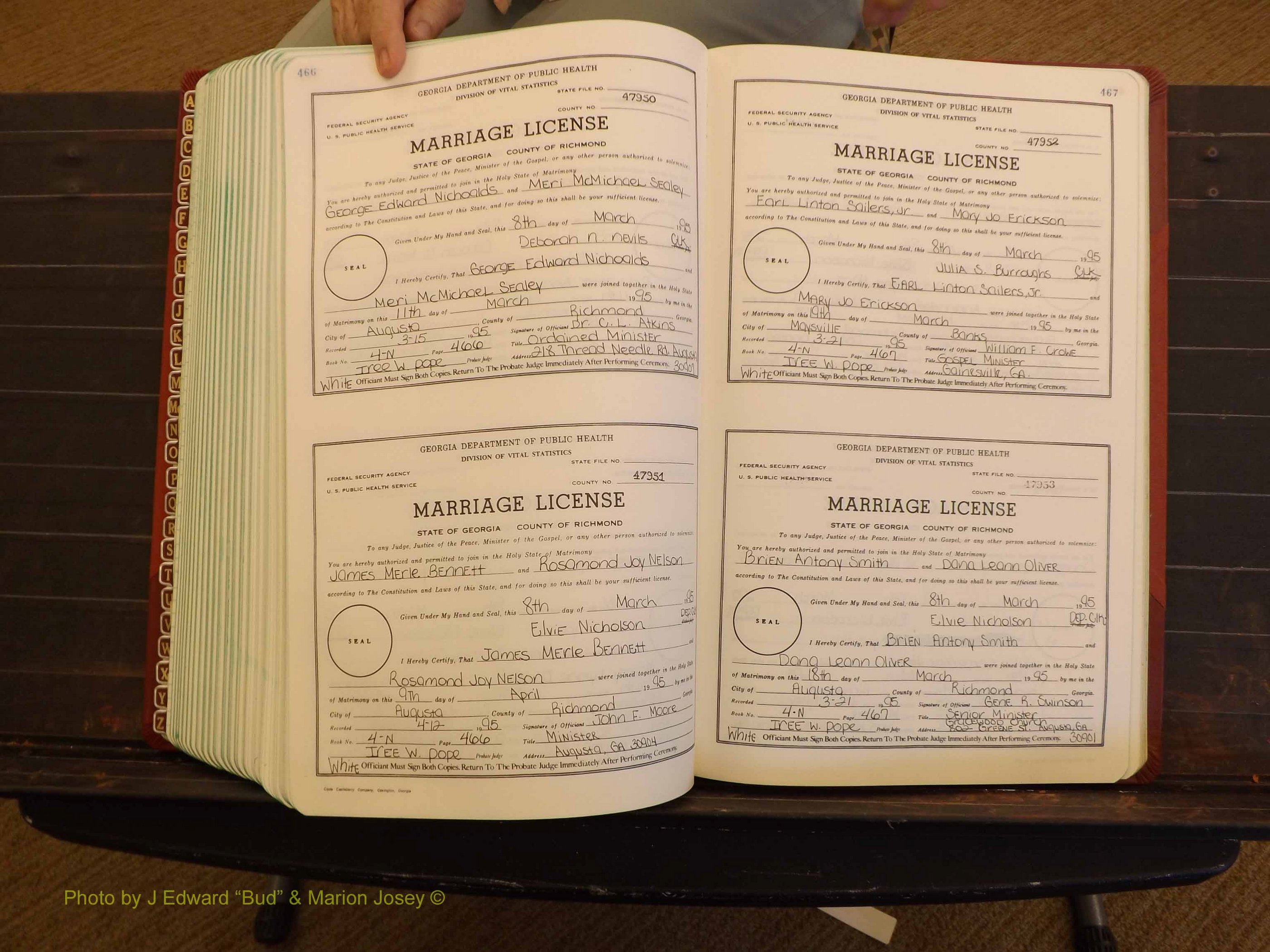 Richmond Marriages, 4N, 1994-1995 P 466-467.JPG