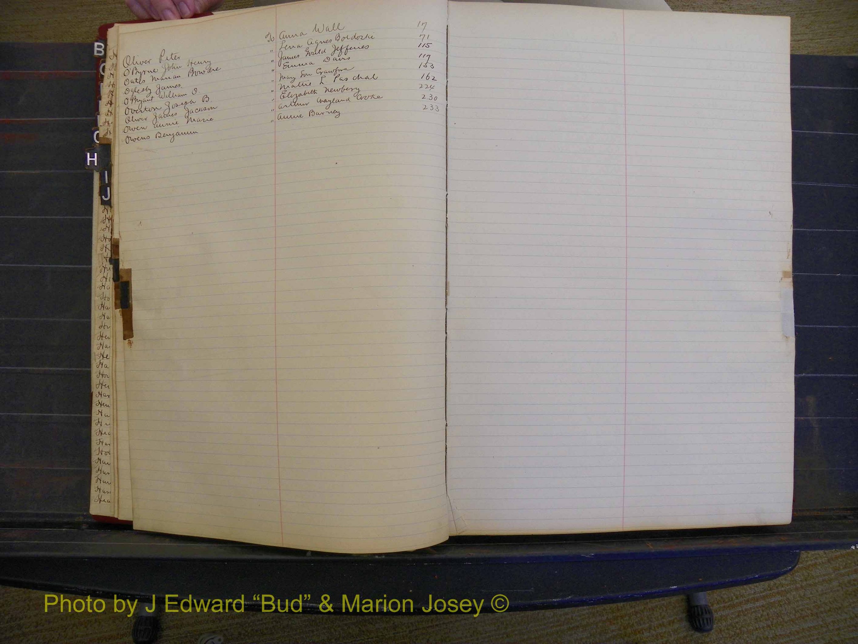 Richmond Marriages, Book BB, 1904 Index O (118).JPG
