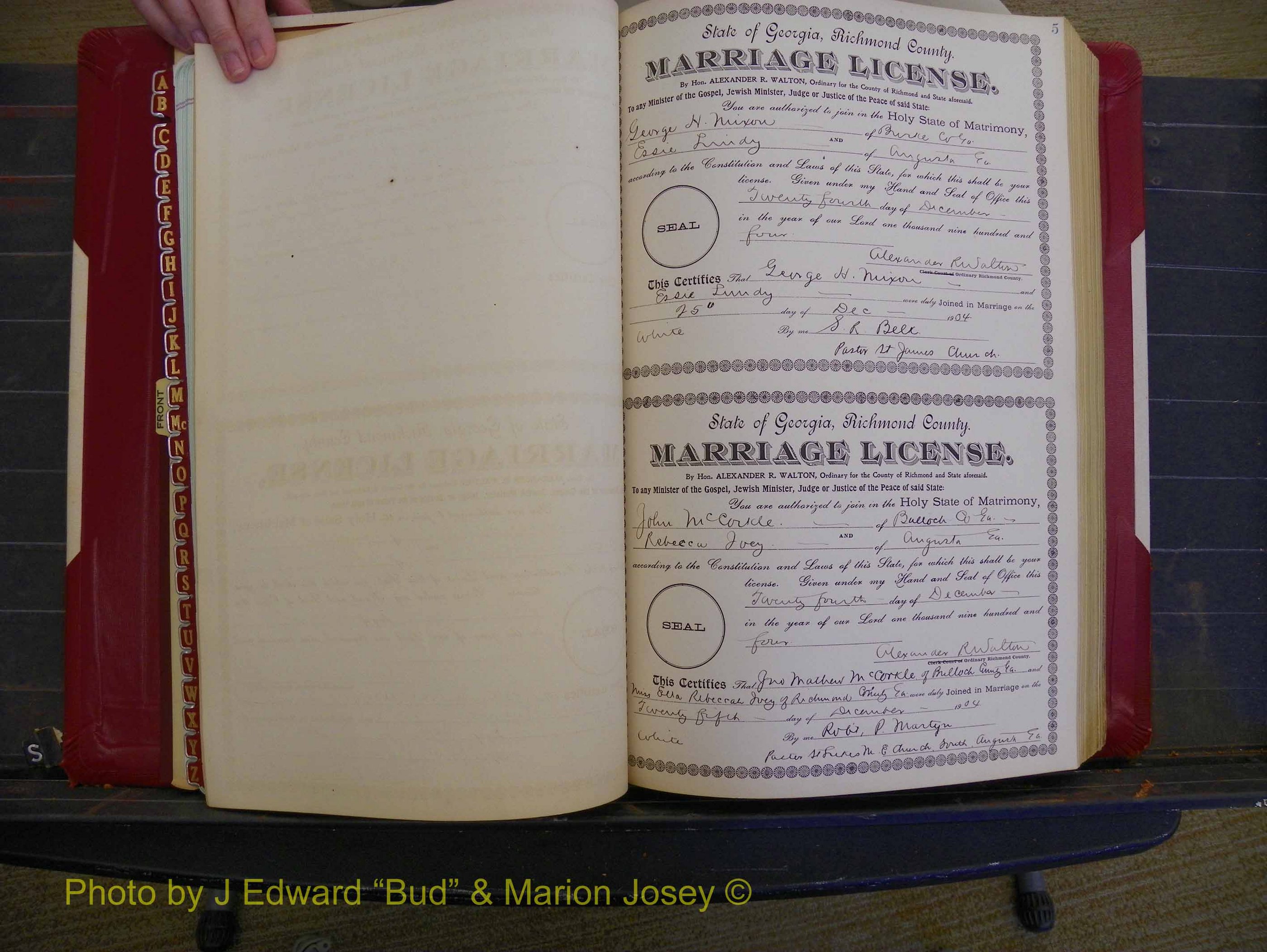Richmond Marriages, Book CC, 1904-1905 P 005.JPG