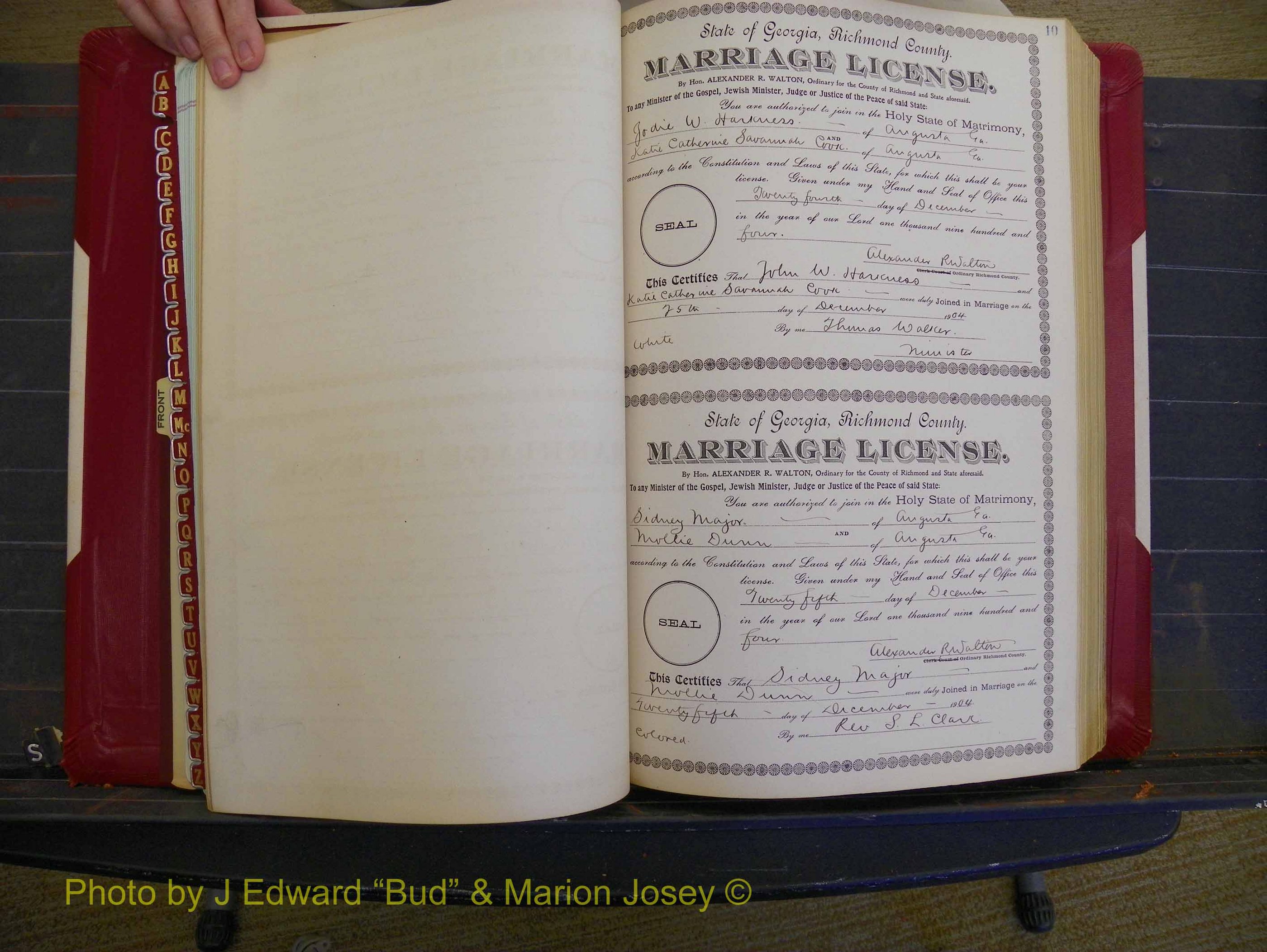 Richmond Marriages, Book CC, 1904-1905 P 010.JPG