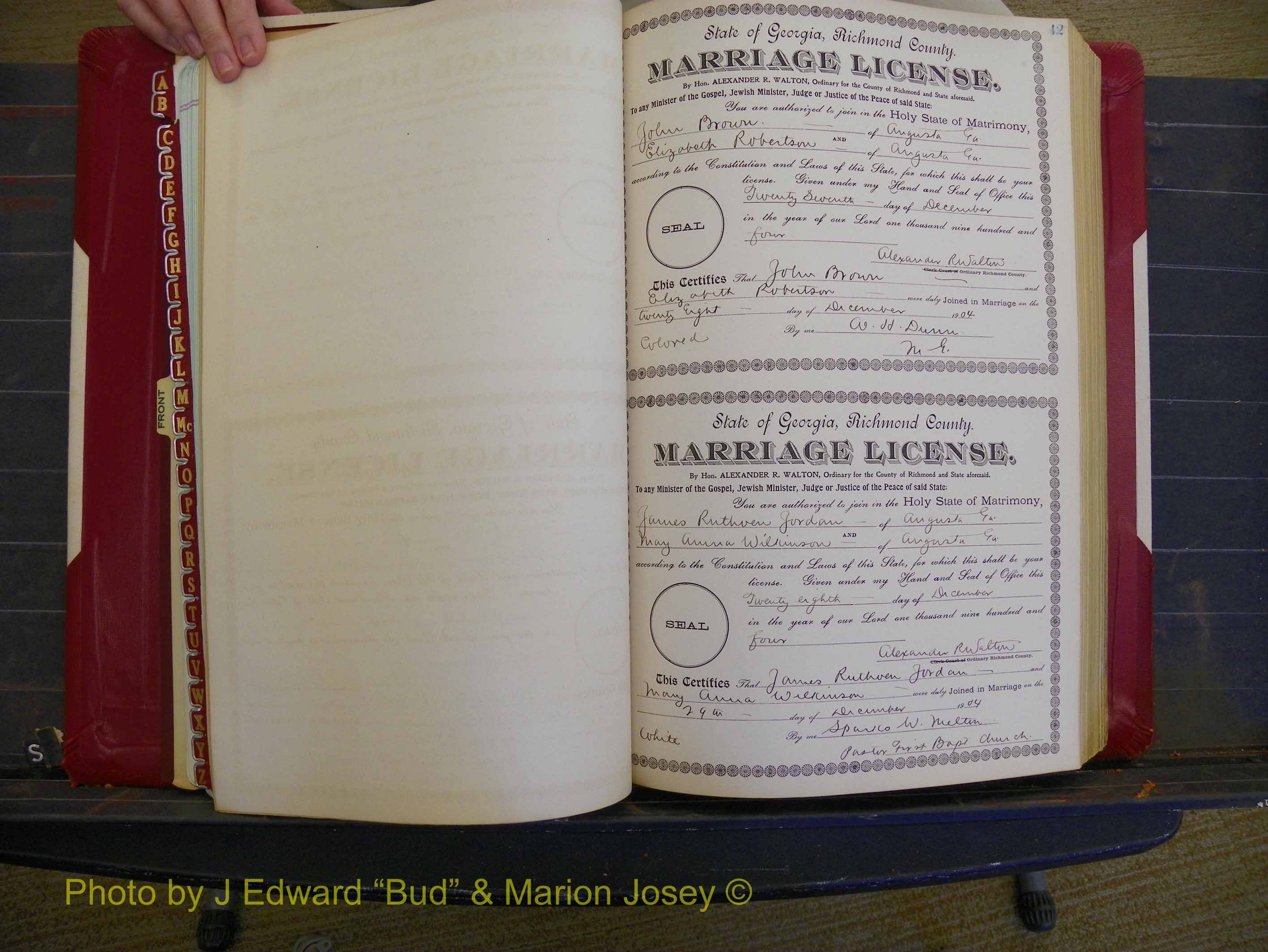 Richmond Marriages, Book CC, 1904-1905 P 012.JPG
