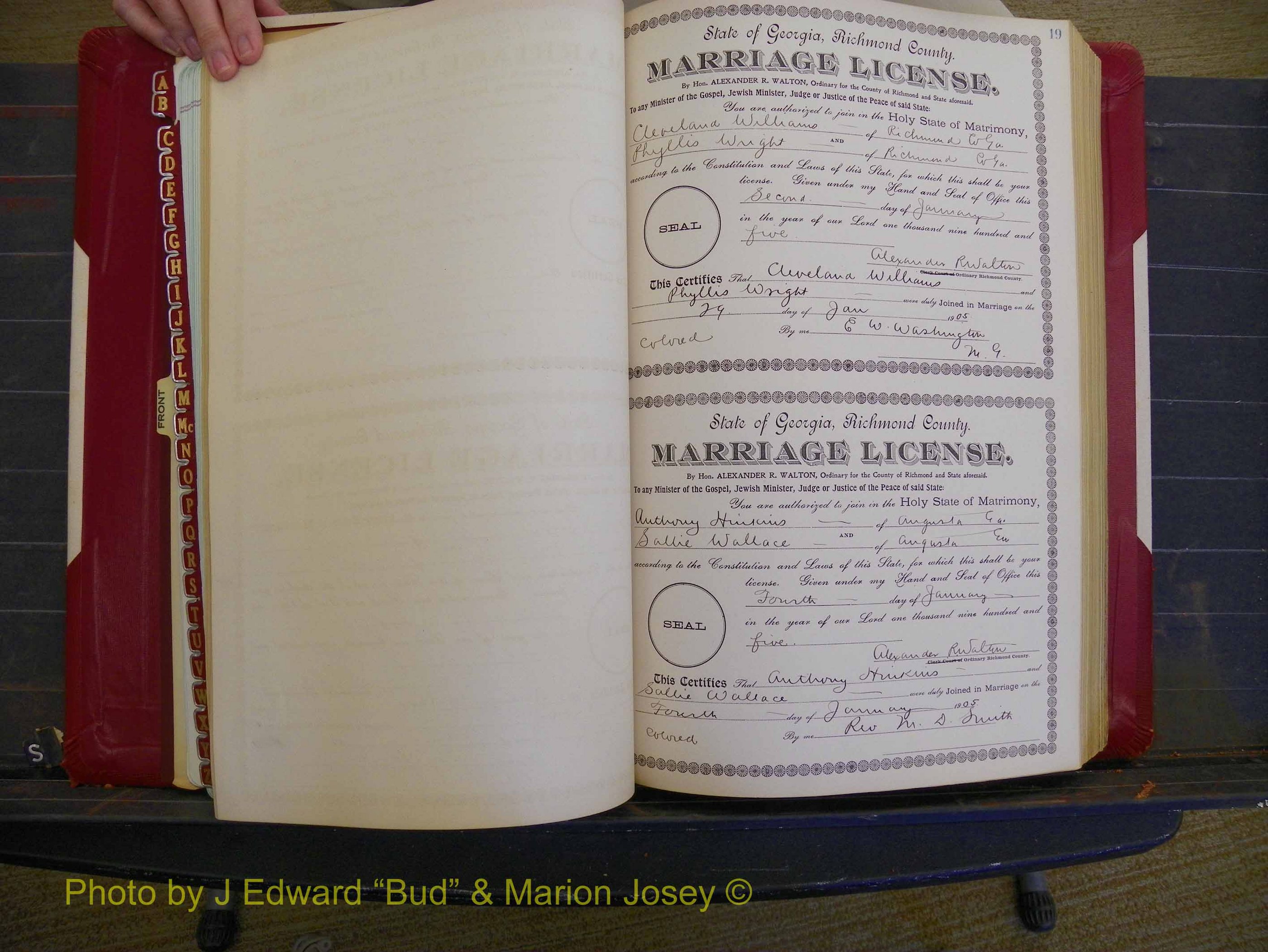 Richmond Marriages, Book CC, 1904-1905 P 019.JPG