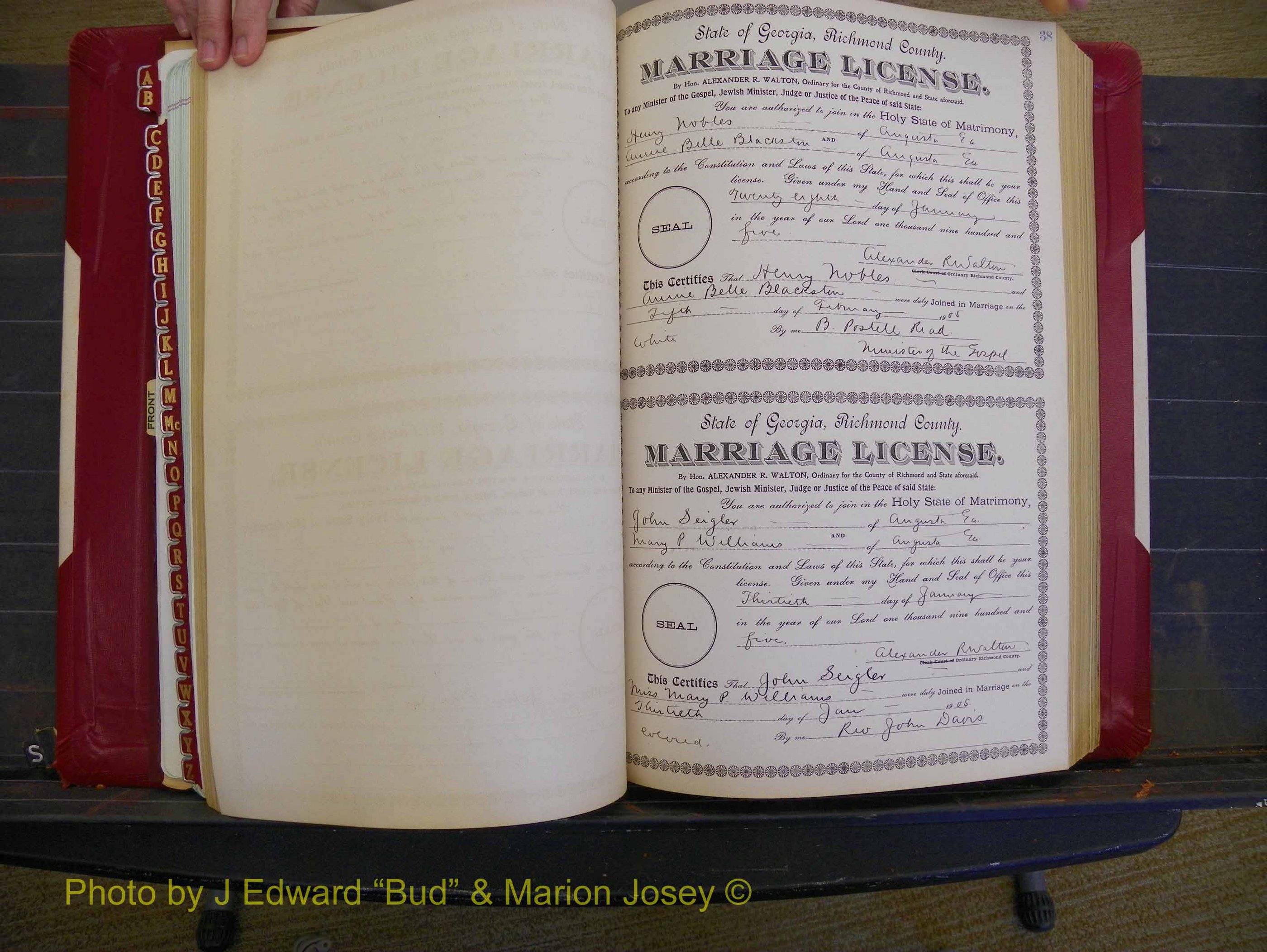 Richmond Marriages, Book CC, 1904-1905 P 038.JPG