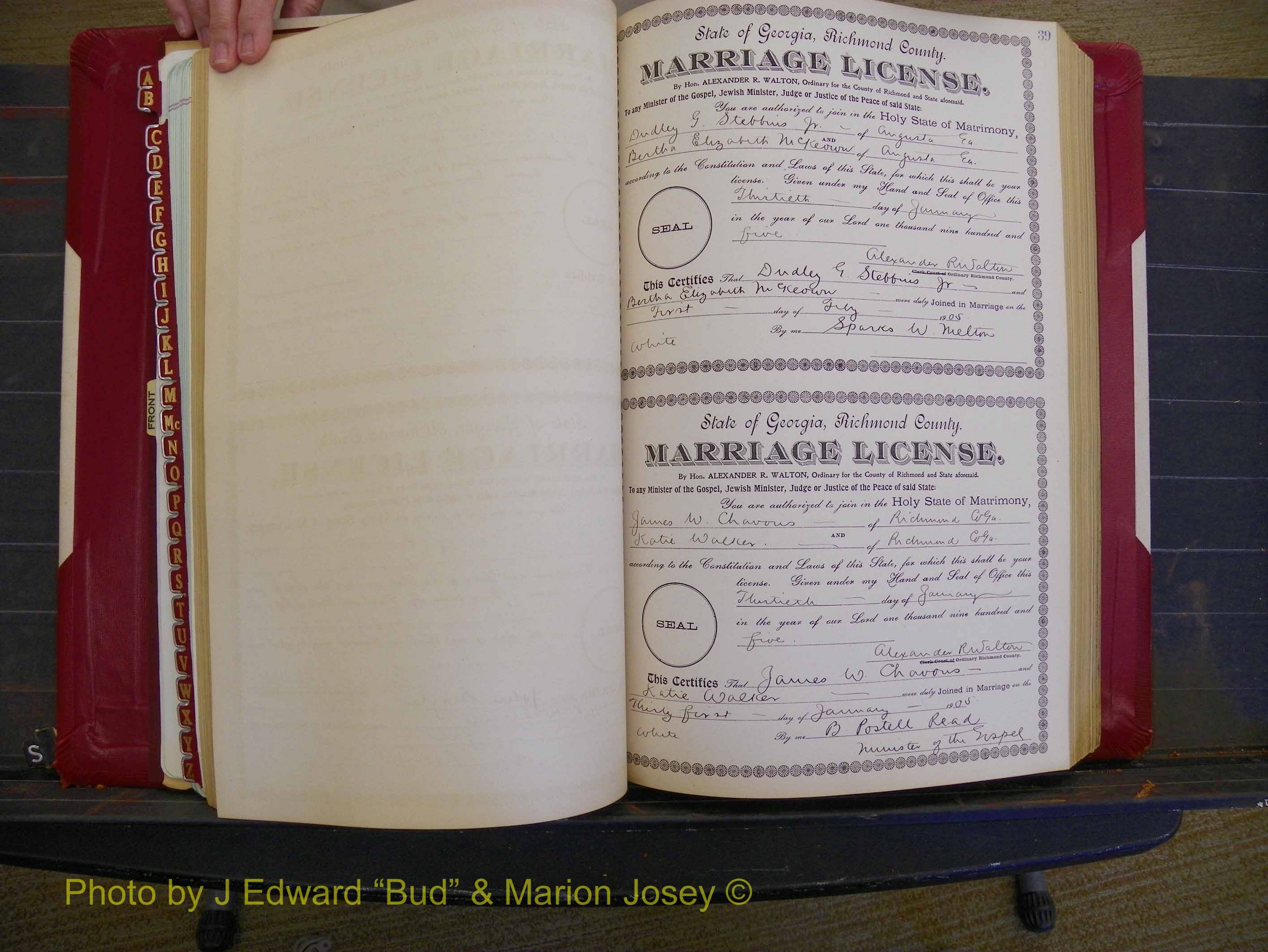 Richmond Marriages, Book CC, 1904-1905 P 039.JPG