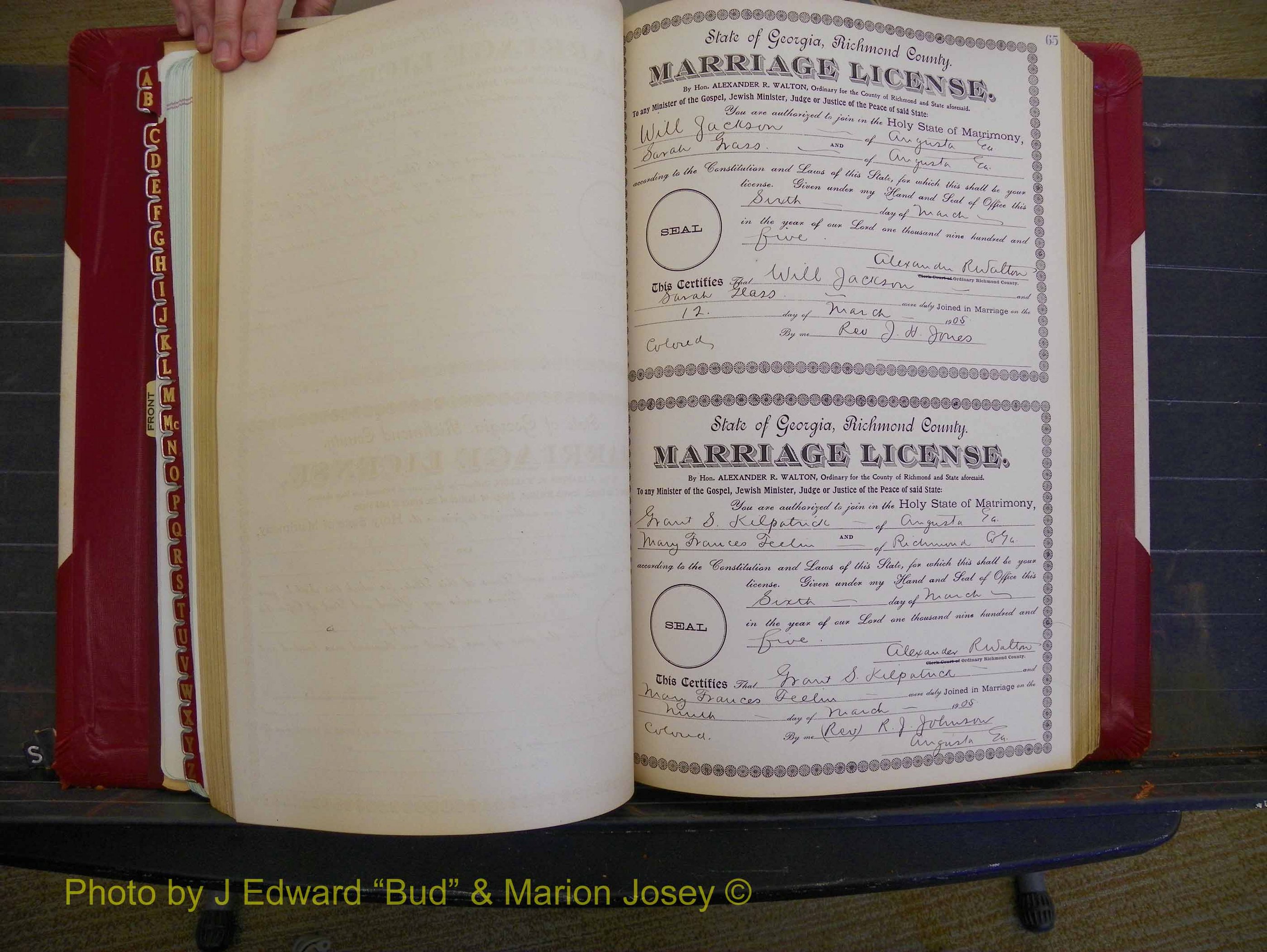 Richmond Marriages, Book CC, 1904-1905 P 065.JPG