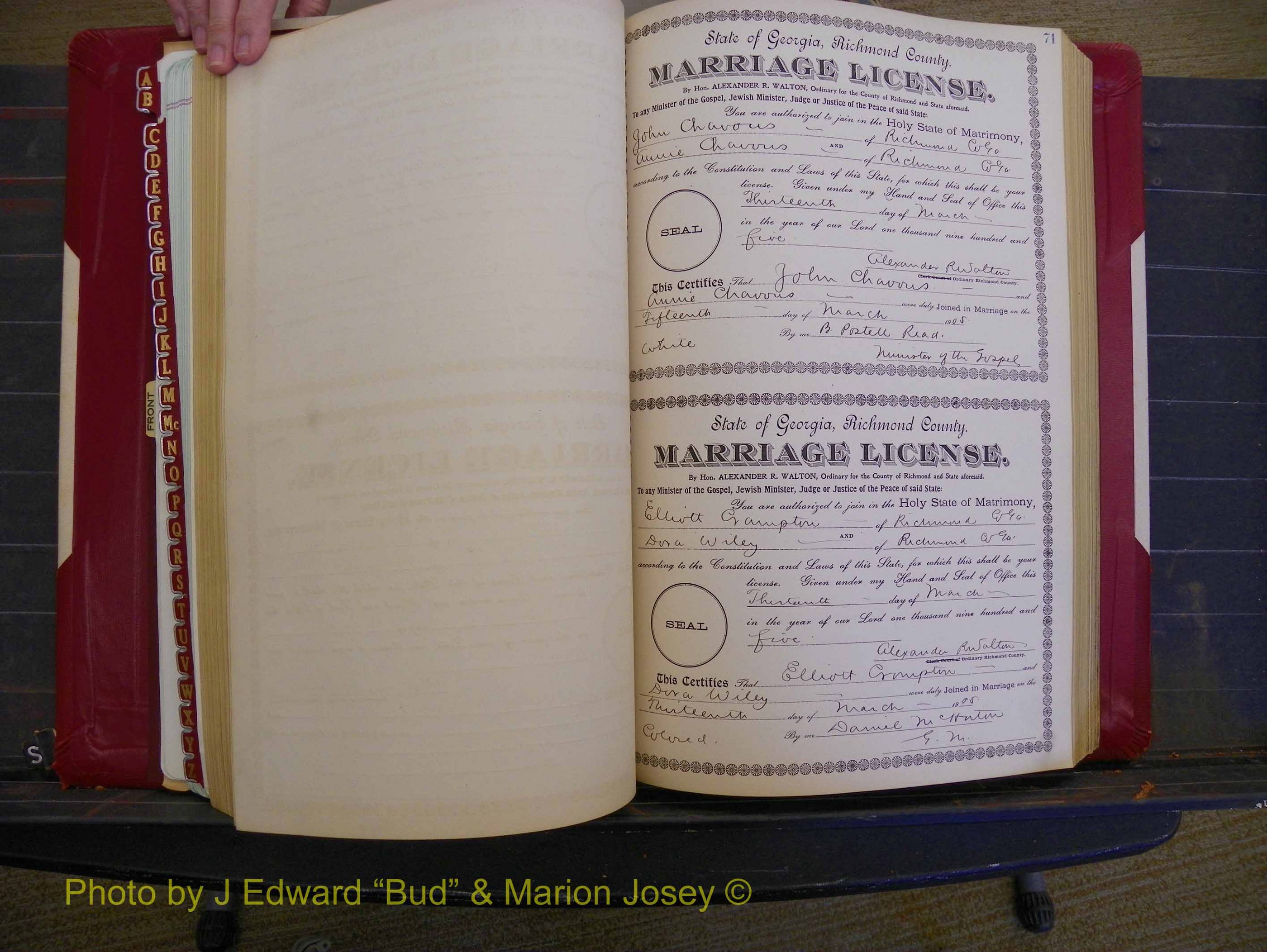 Richmond Marriages, Book CC, 1904-1905 P 071.JPG