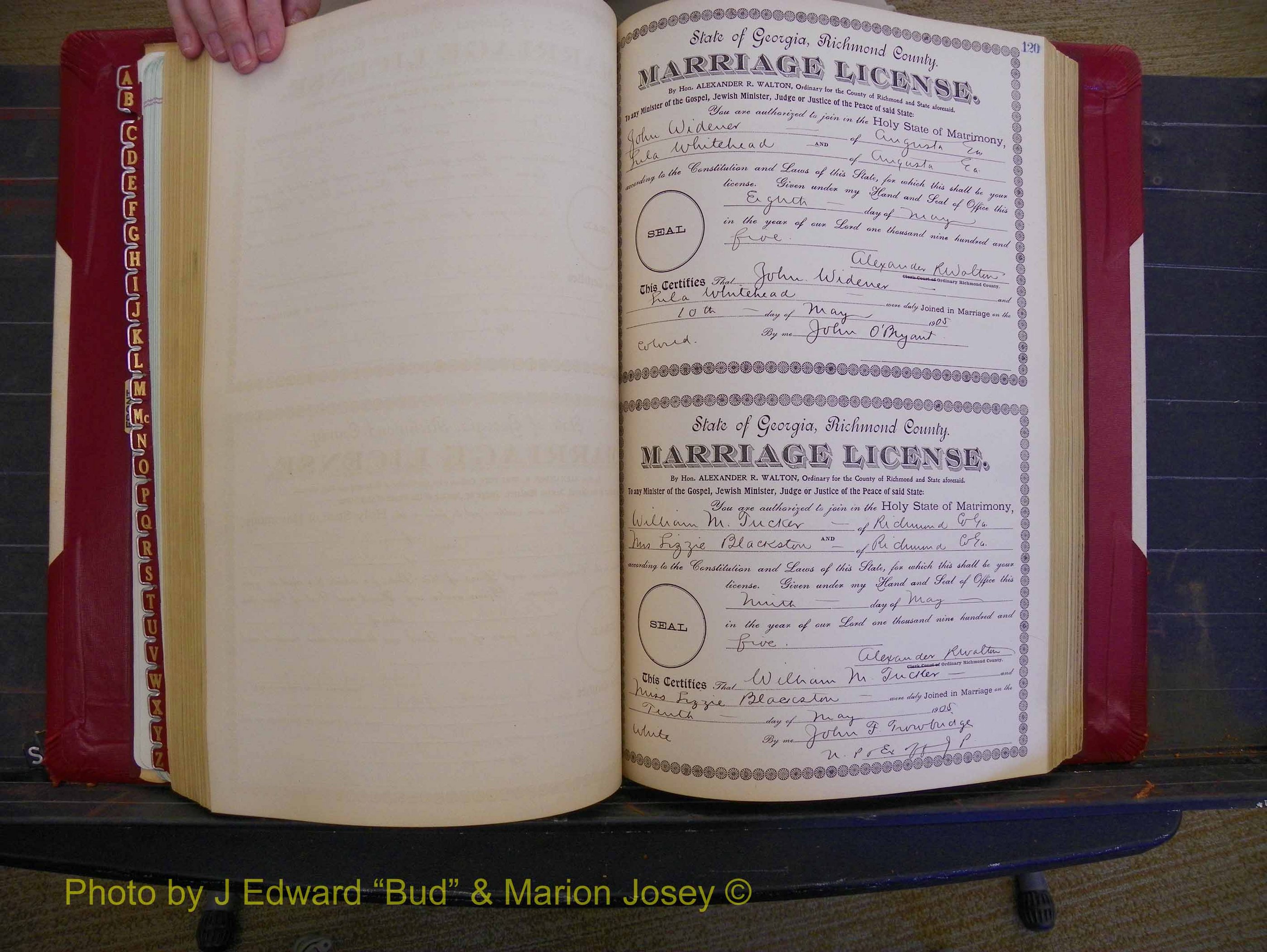 Richmond Marriages, Book CC, 1904-1905 P 120.JPG