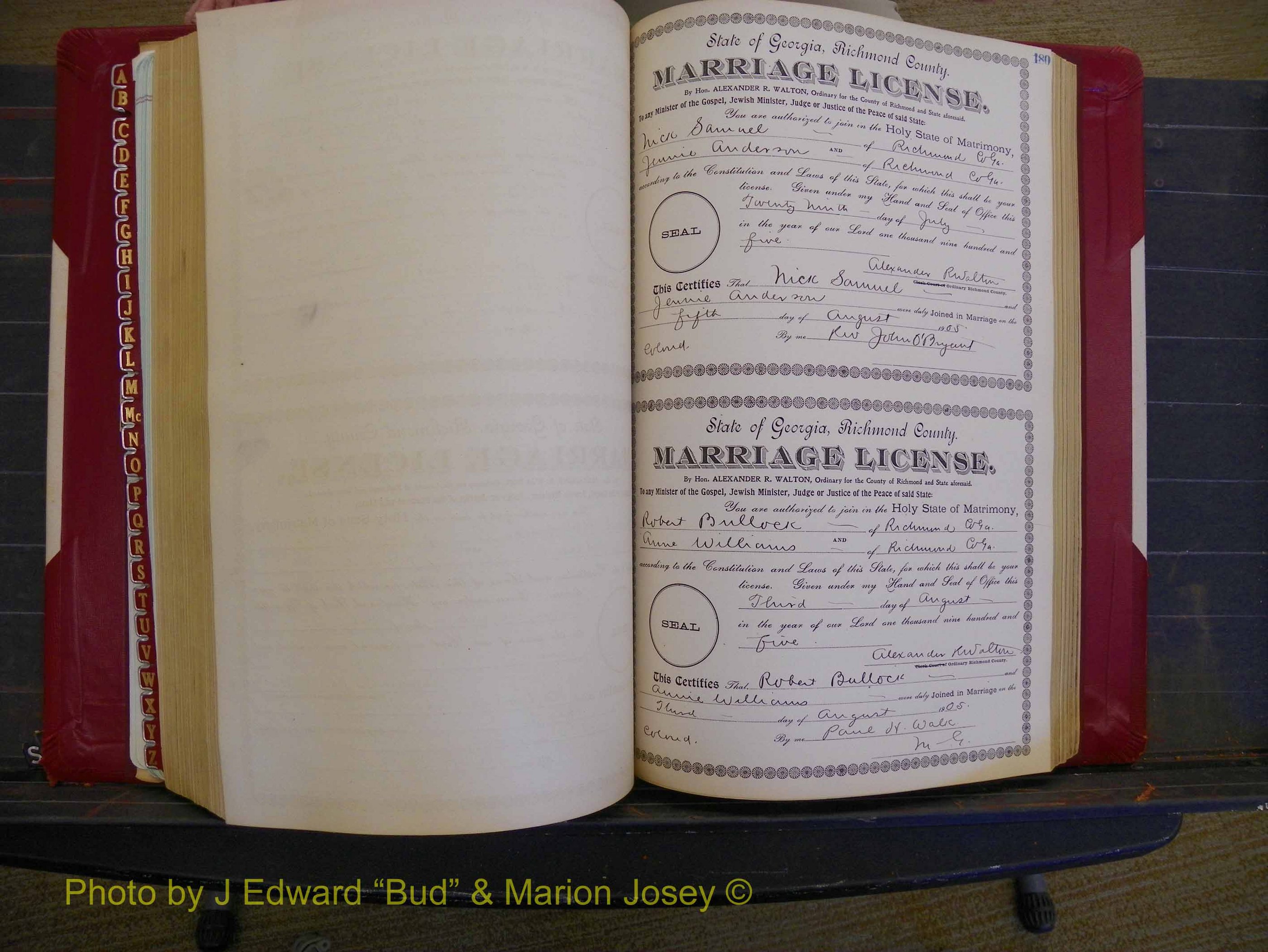 Richmond Marriages, Book CC, 1904-1905 P 180.JPG