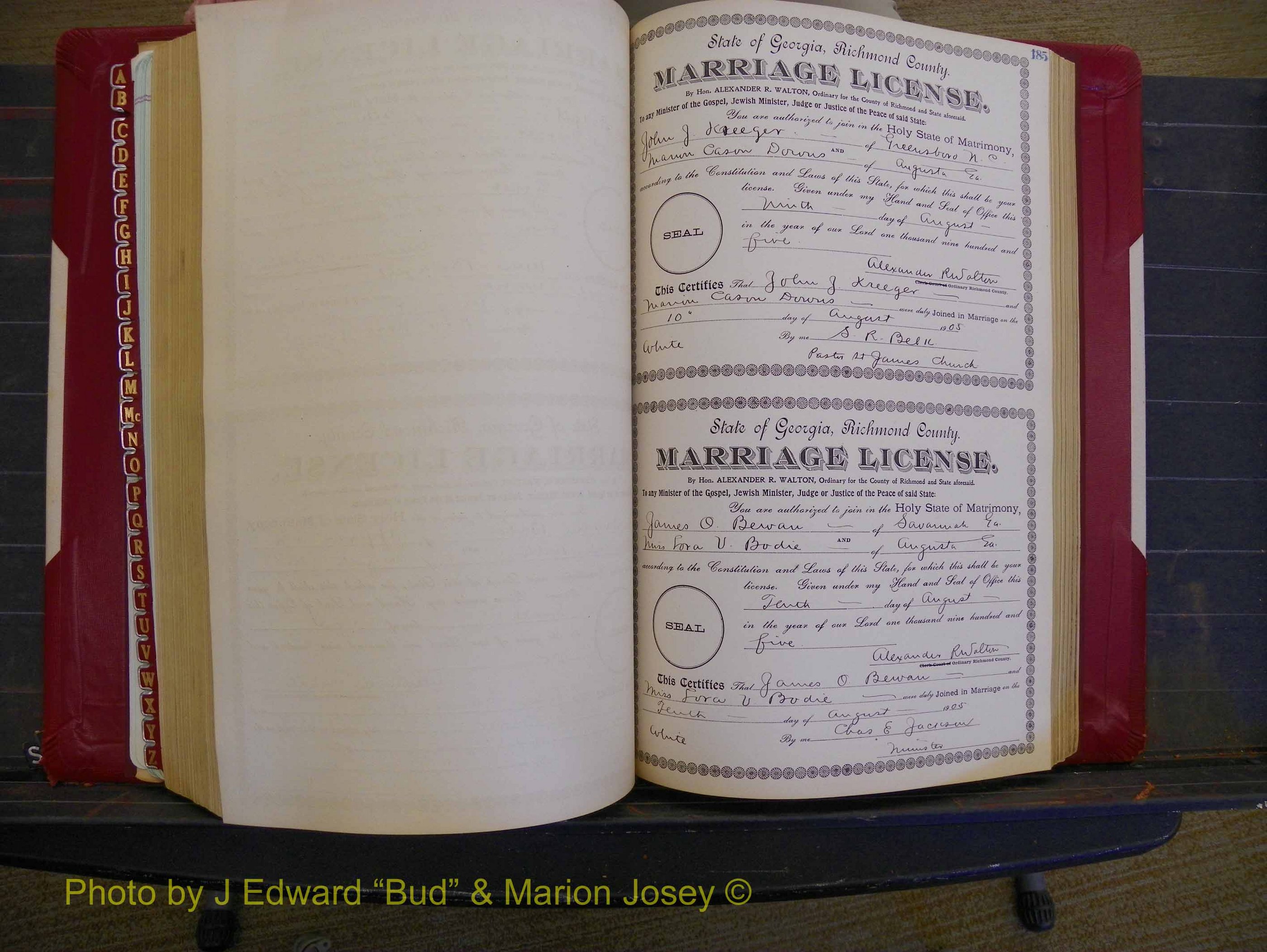 Richmond Marriages, Book CC, 1904-1905 P 185.JPG