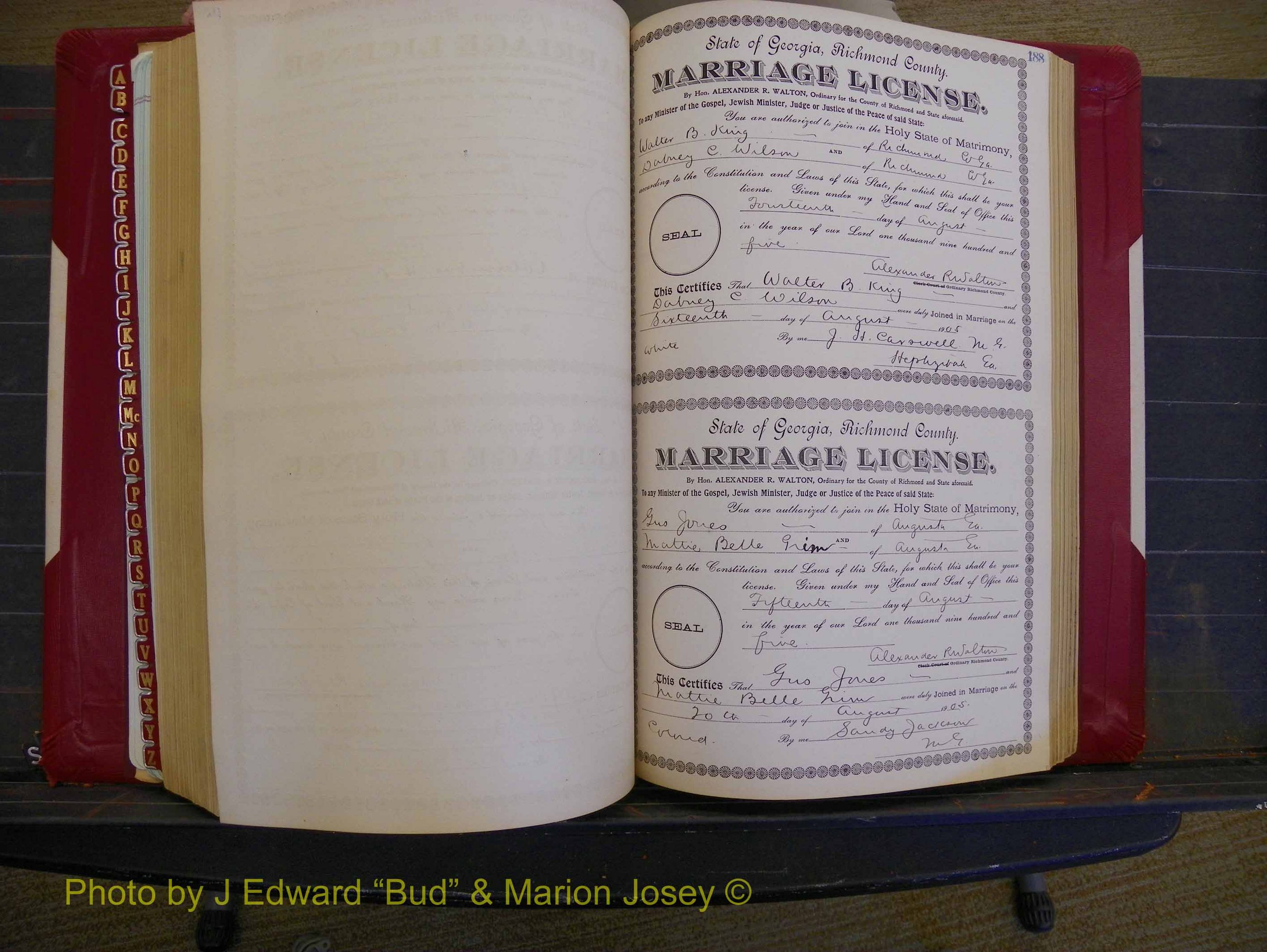 Richmond Marriages, Book CC, 1904-1905 P 188.JPG